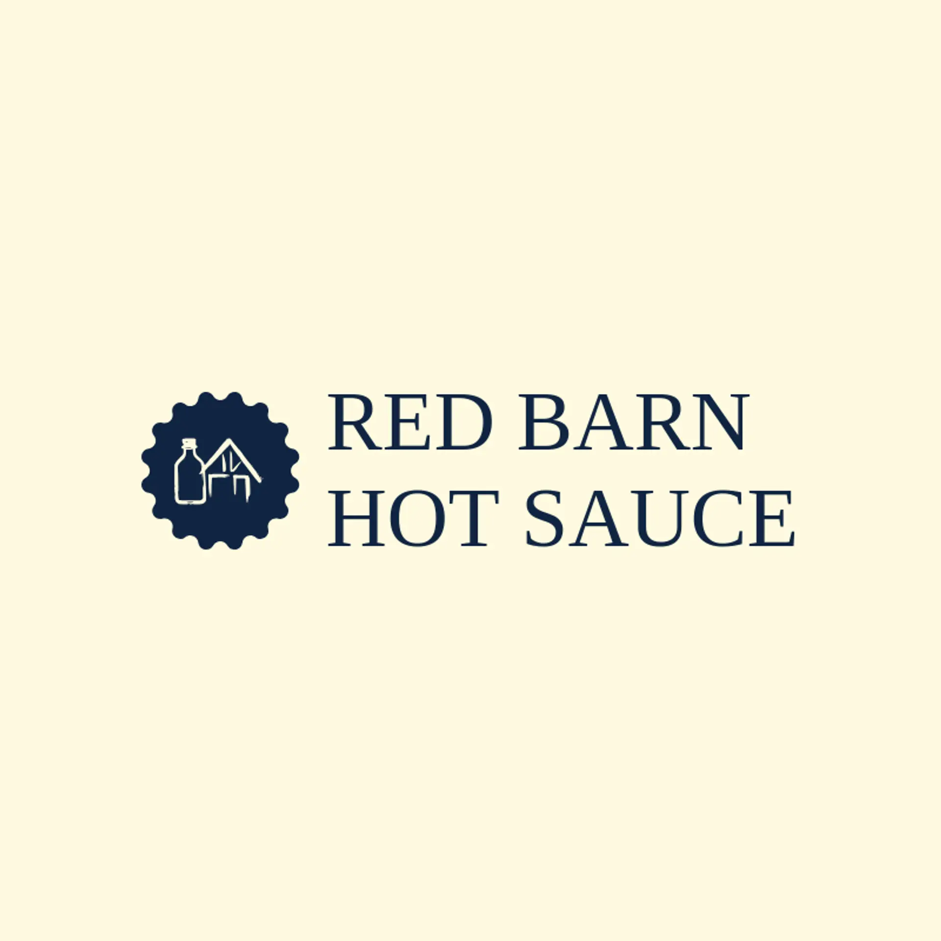 Red Barn Hot Sauce logo for hot sauce