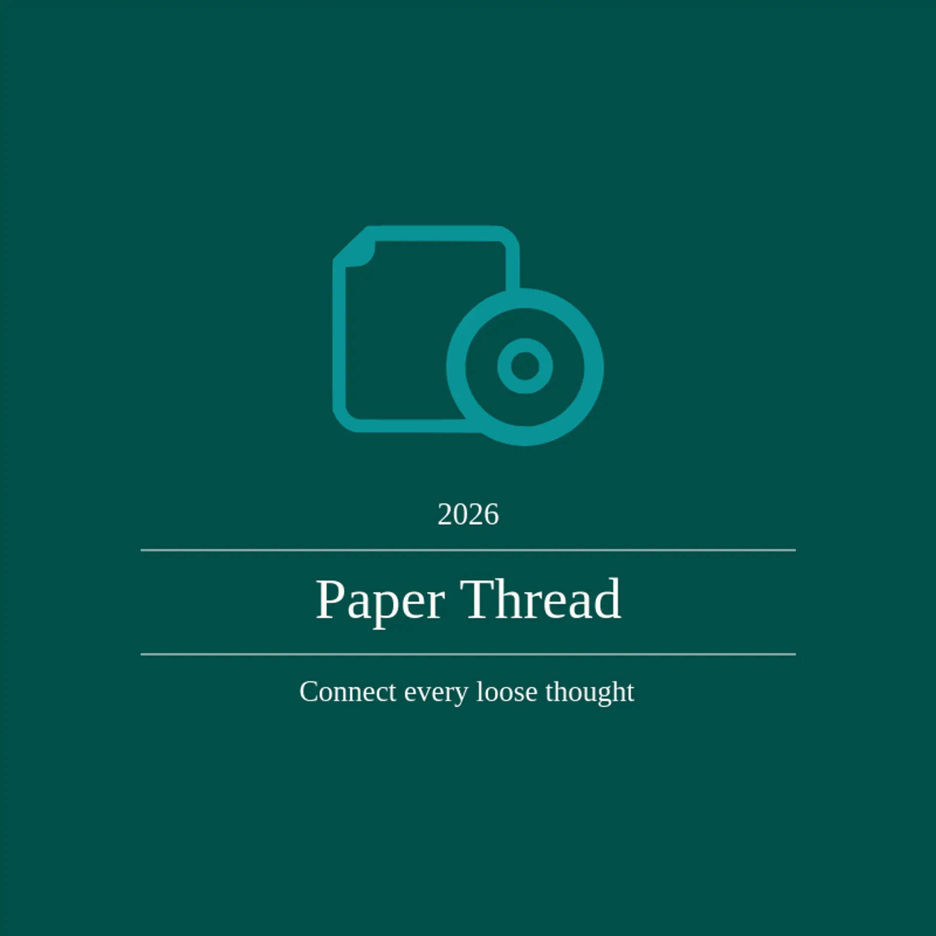 Paper Thread logo for paper