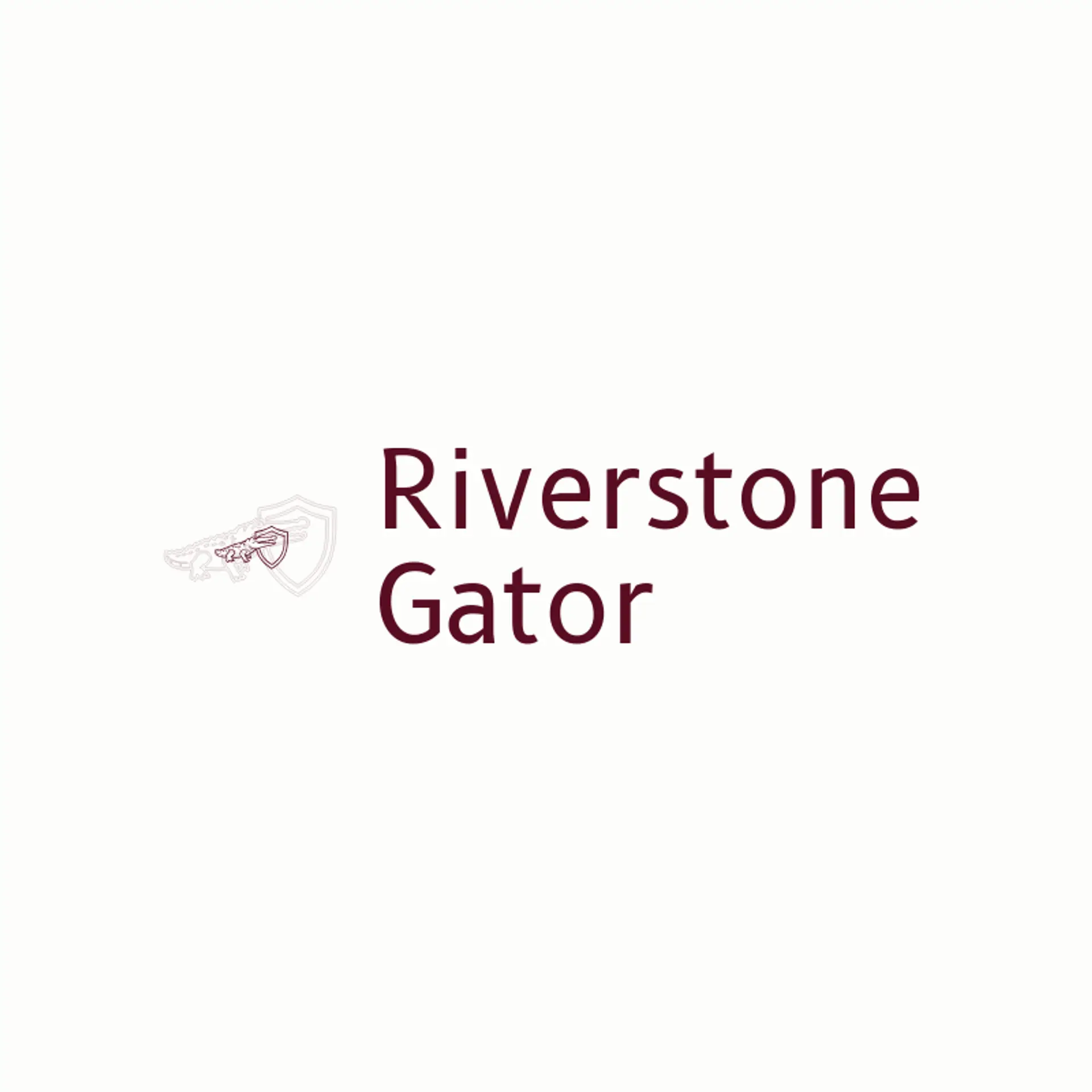 Riverstone Gator logo for alligator