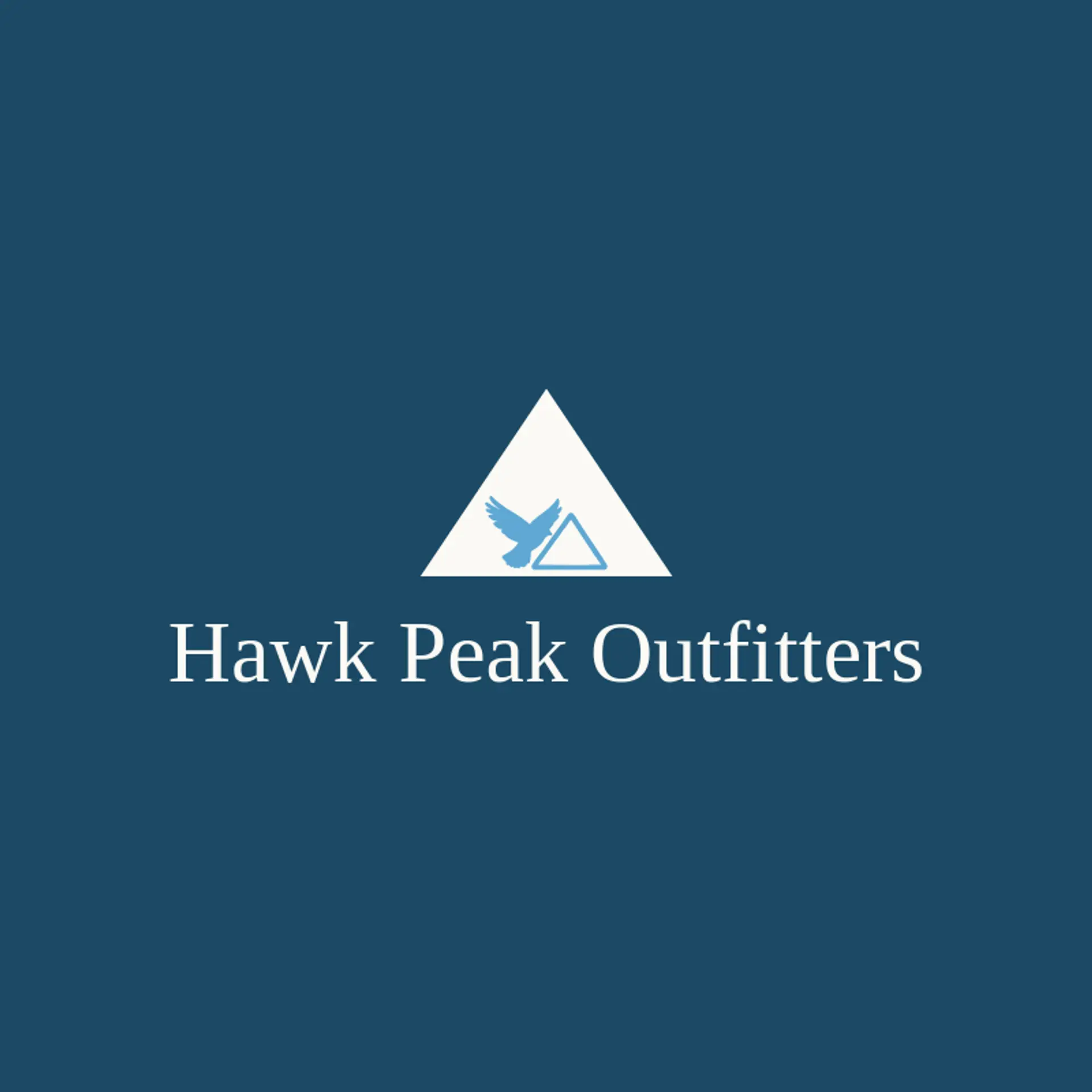 Hawk Peak Outfitters logo for wings