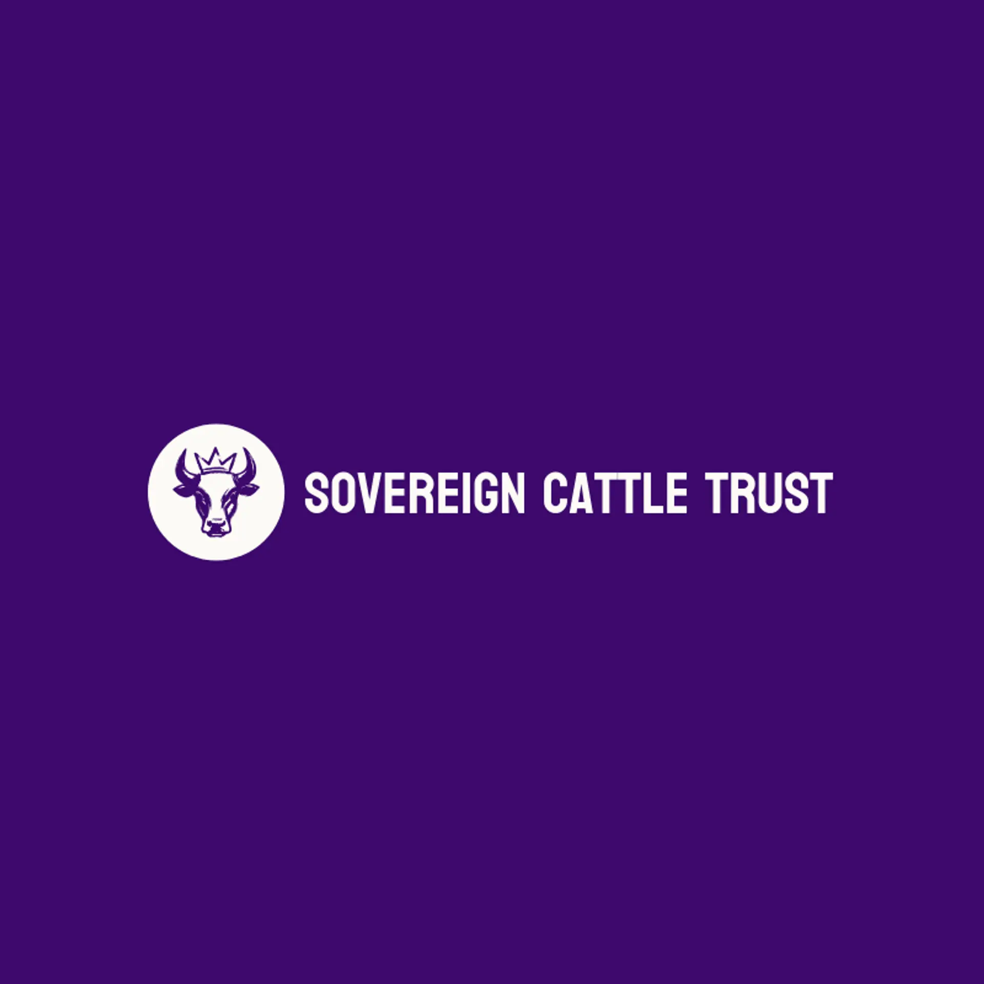 Sovereign Cattle Trust logo for bull