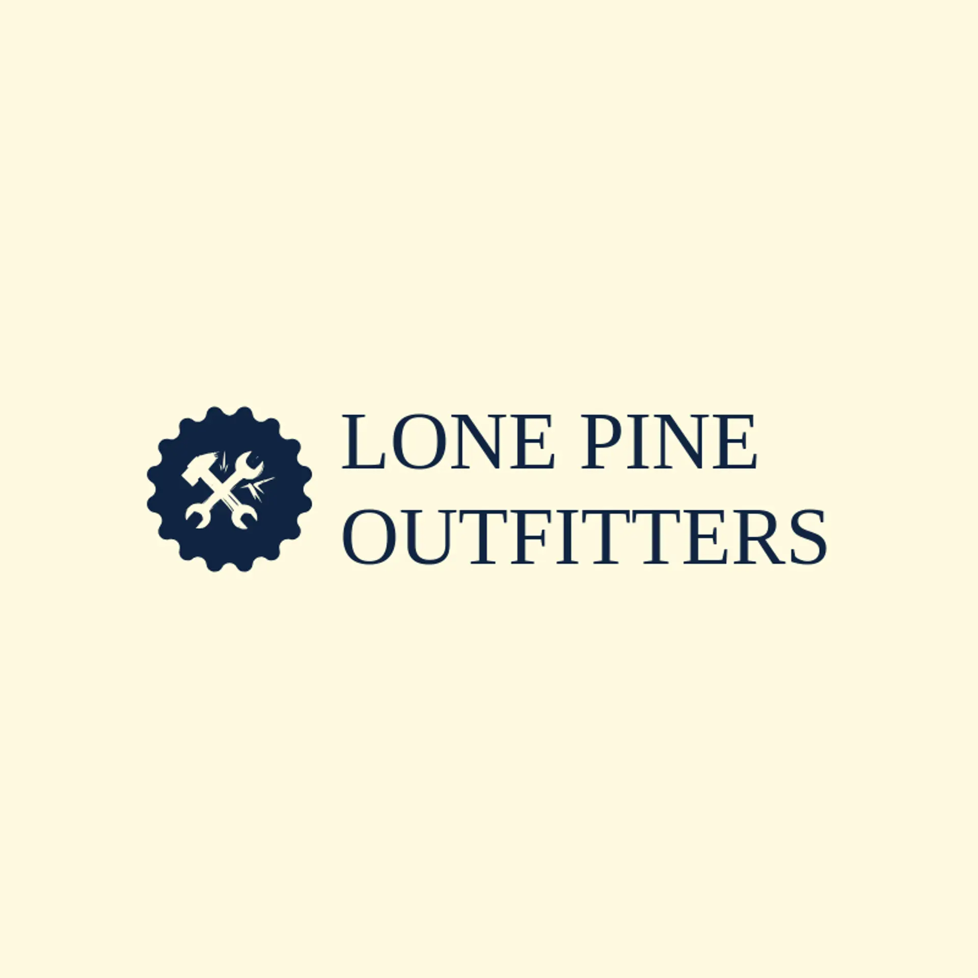 Lone Pine Outfitters logo for masculine