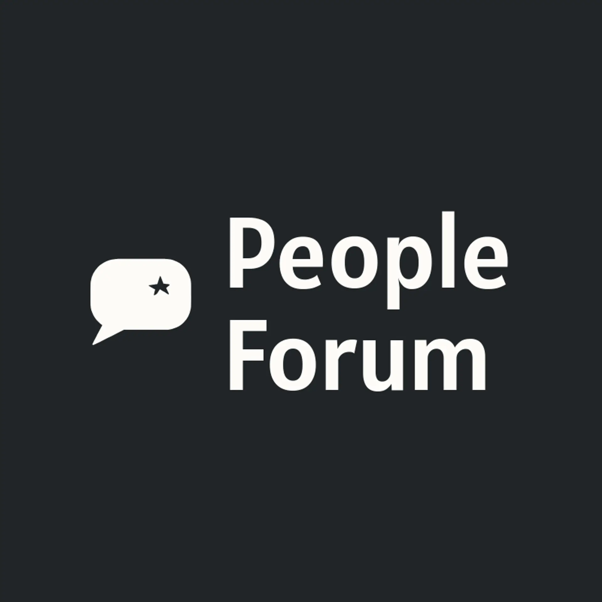 People Forum logo for people