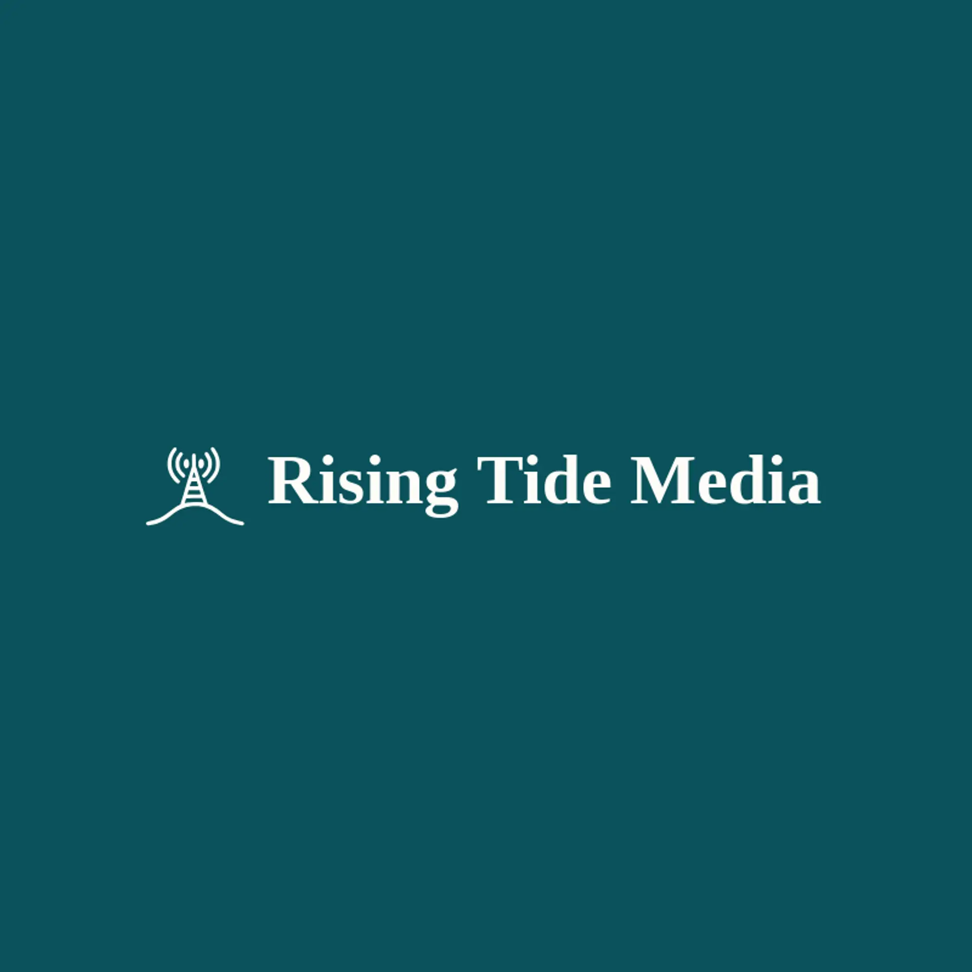 Rising Tide Media logo for broadcast