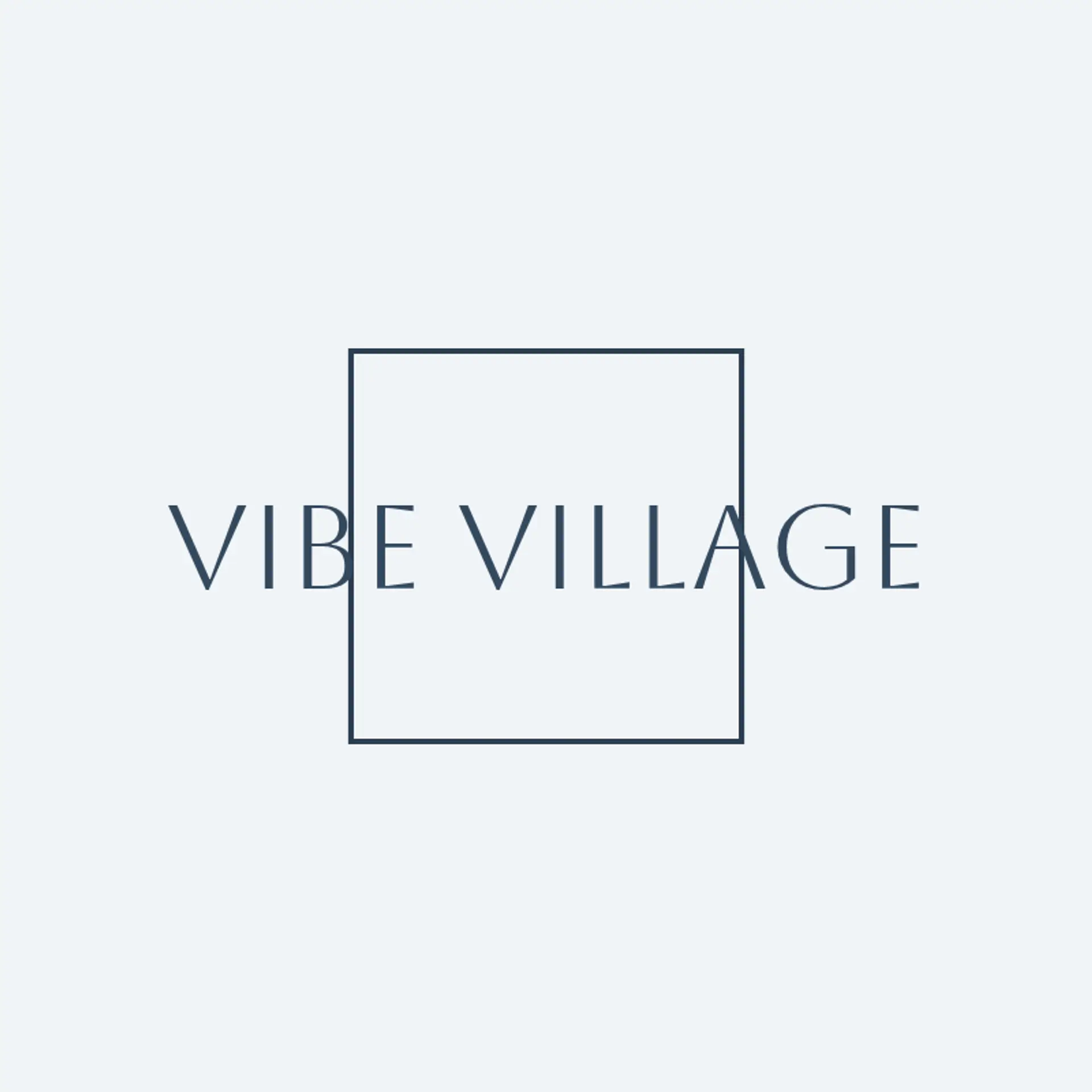 Vibe Village logo for cool music