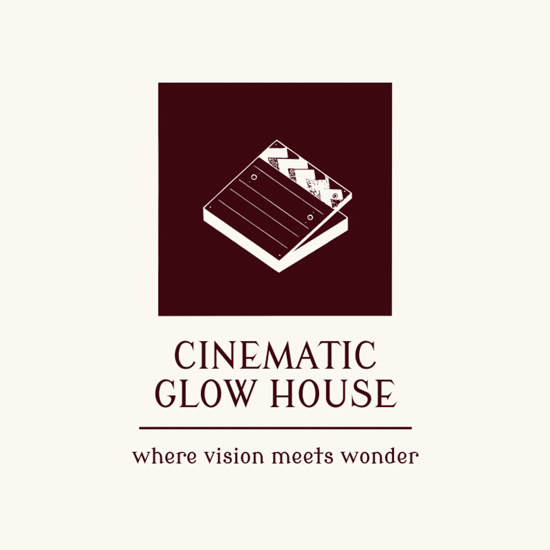 Cinematic Glow House logo for hollywood
