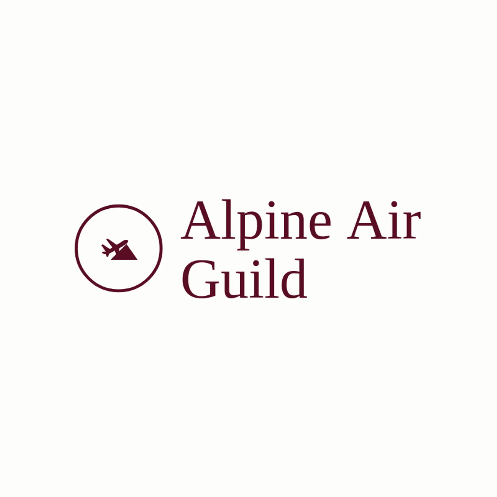 Alpine Air Guild logo for flight