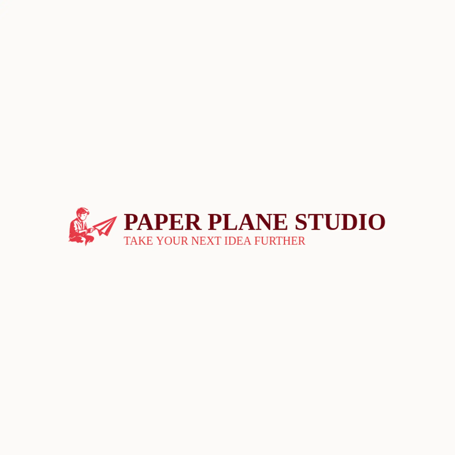 Paper Plane Studio logo for freelancer