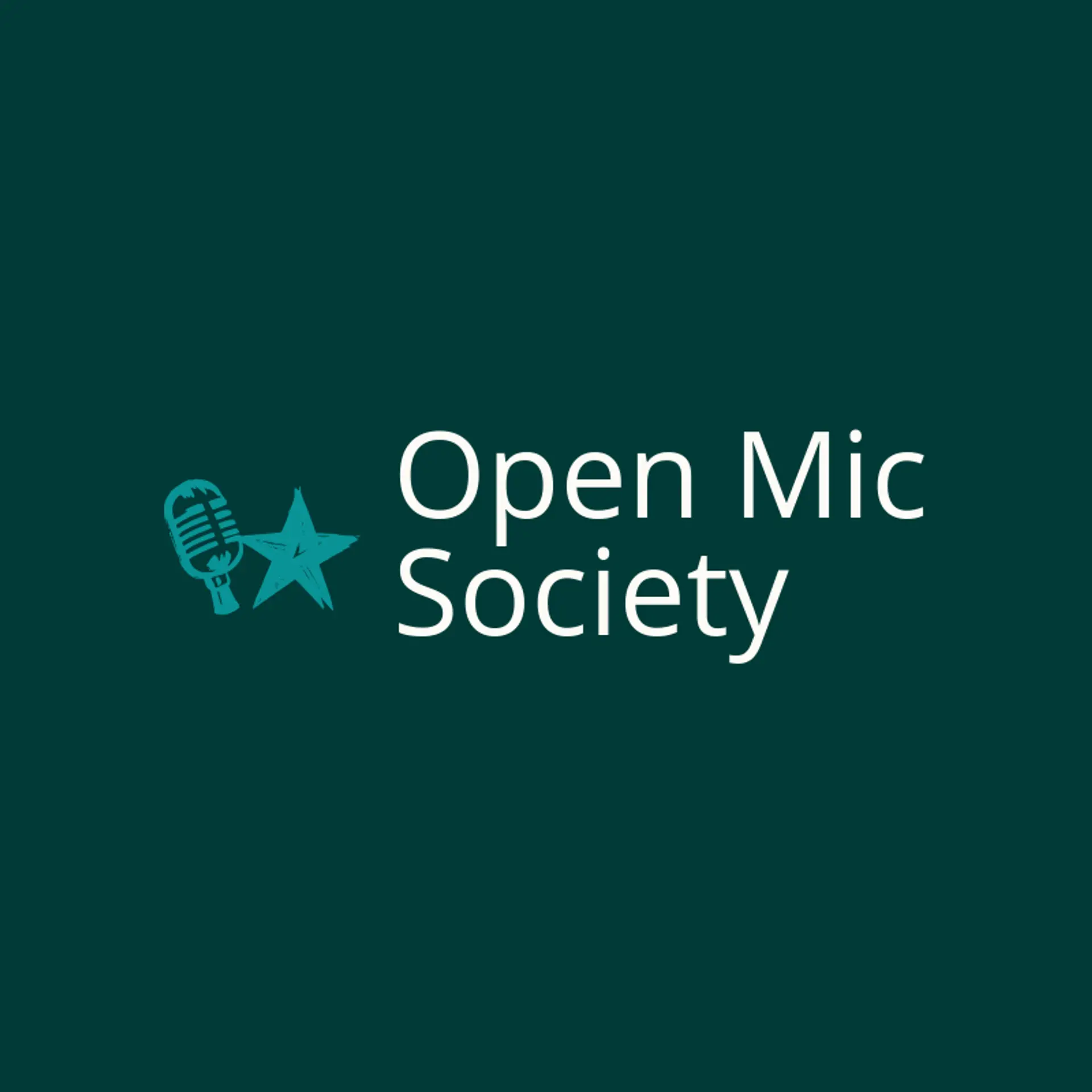 Open Mic Society logo for voice