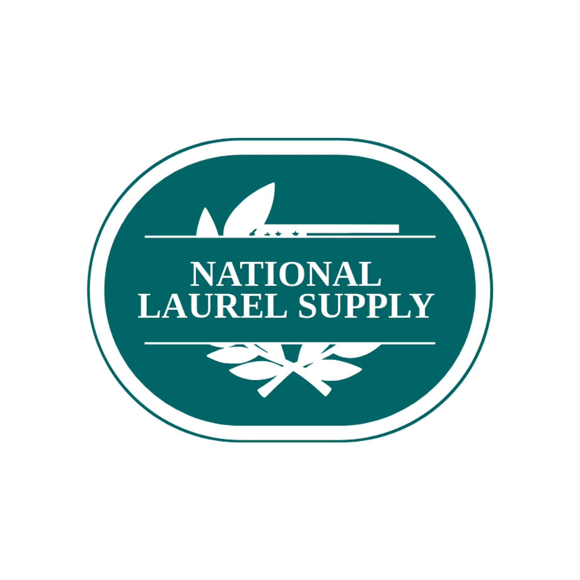 National Laurel Supply logo for american flag