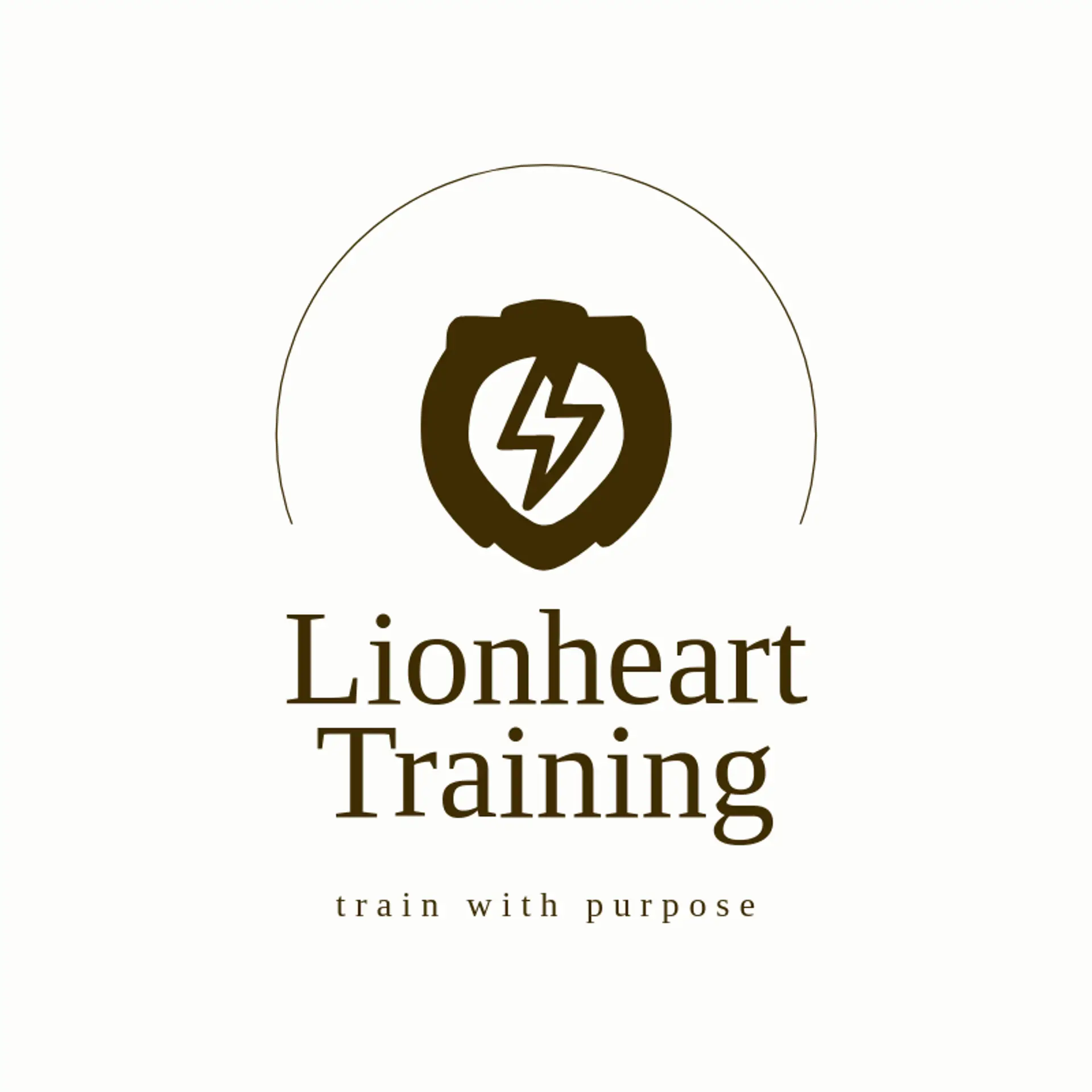 Lionheart Training logo for lion head