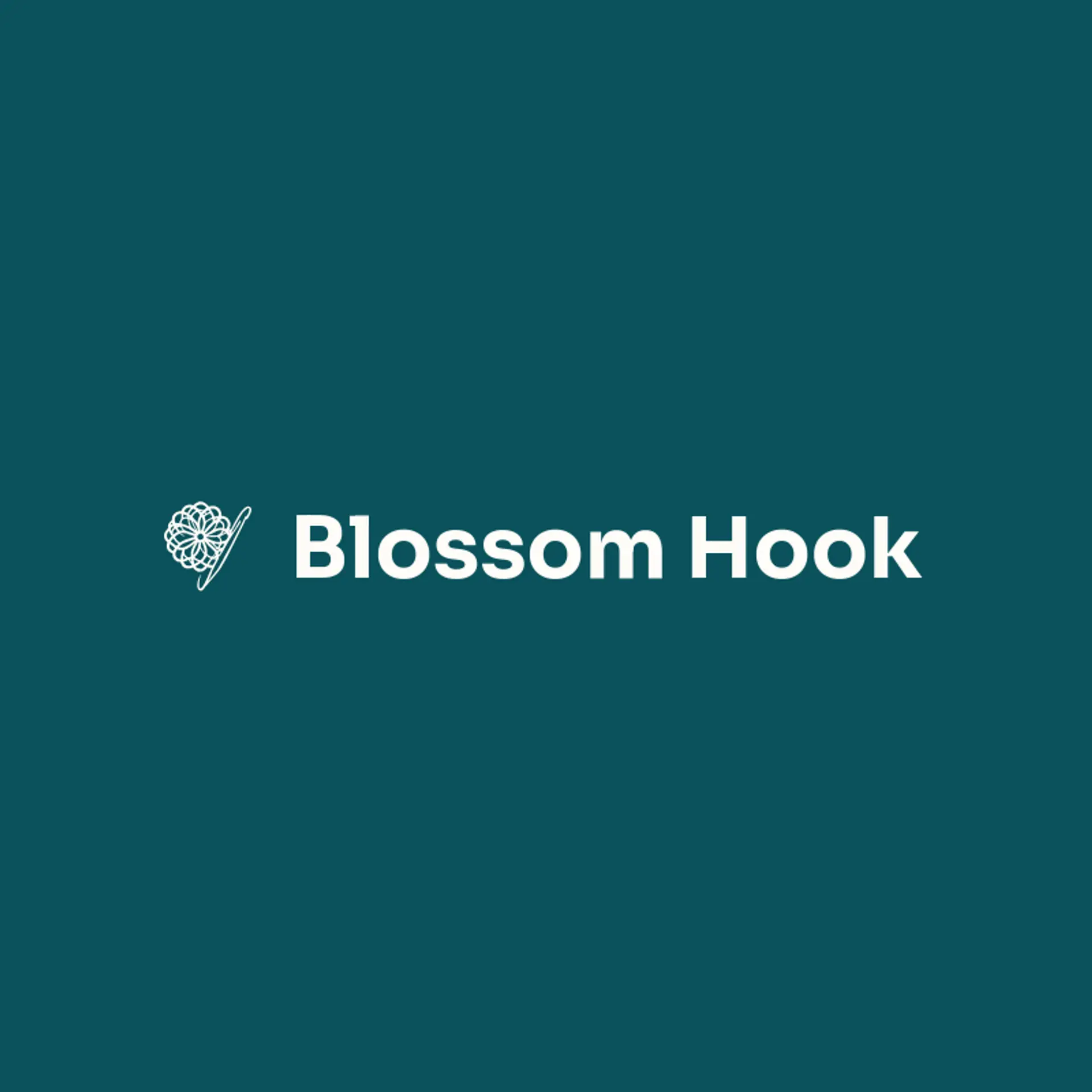 Blossom Hook logo for crochet