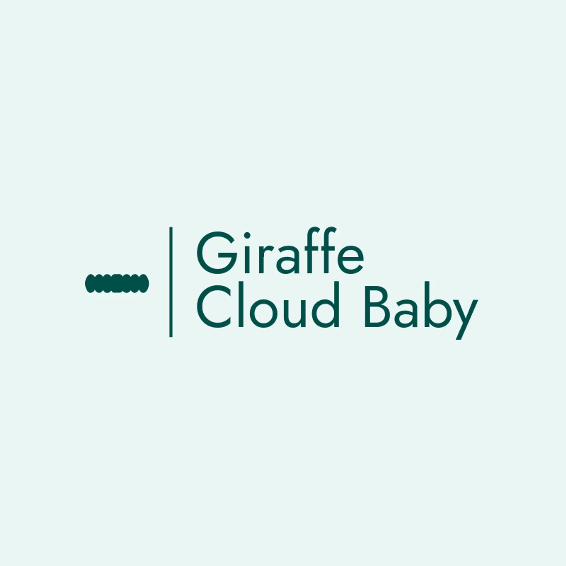 Giraffe Cloud Baby logo for giraffe