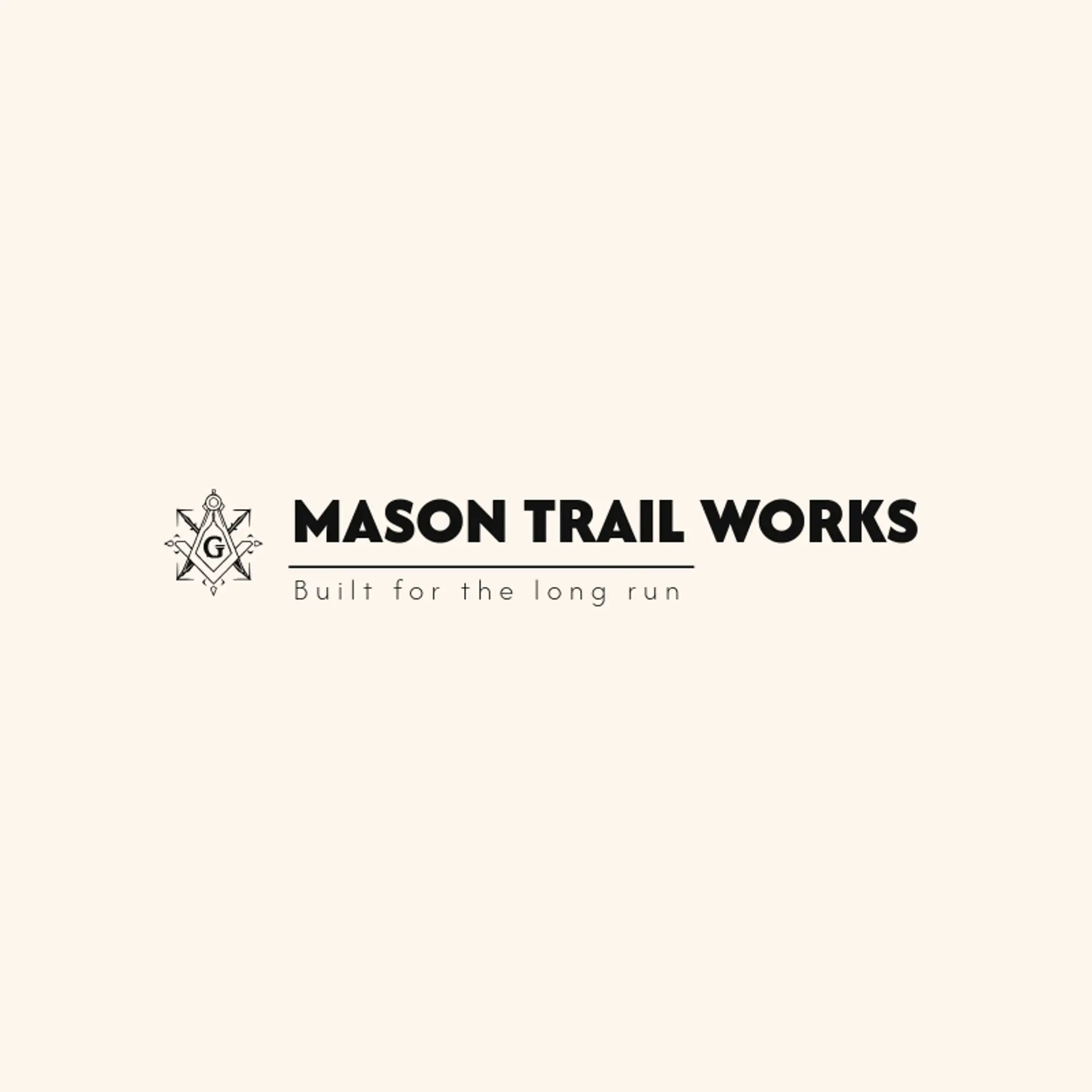 Mason Trail Works logo for mason