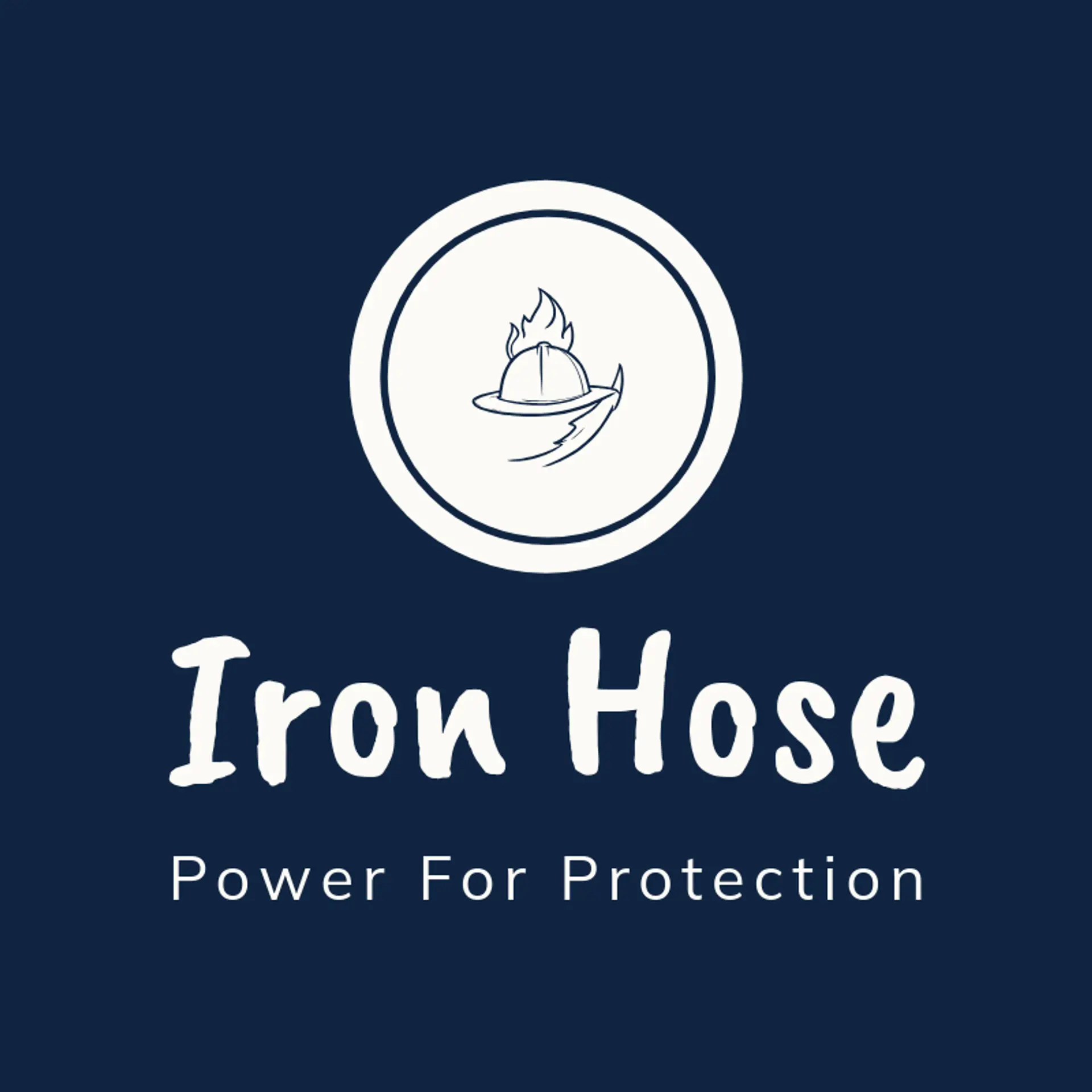 Iron Hose logo for firefighter