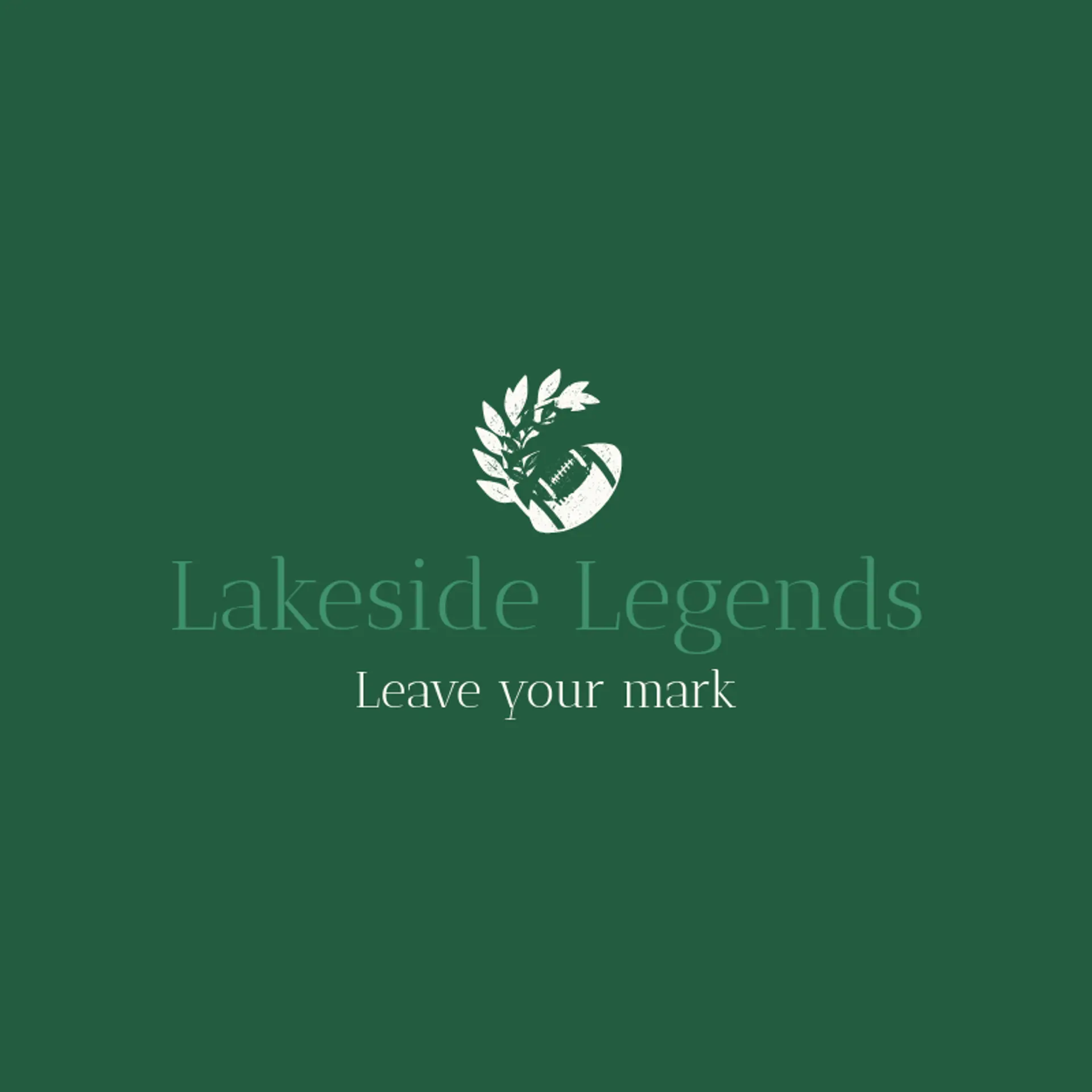 Lakeside Legends logo for football team