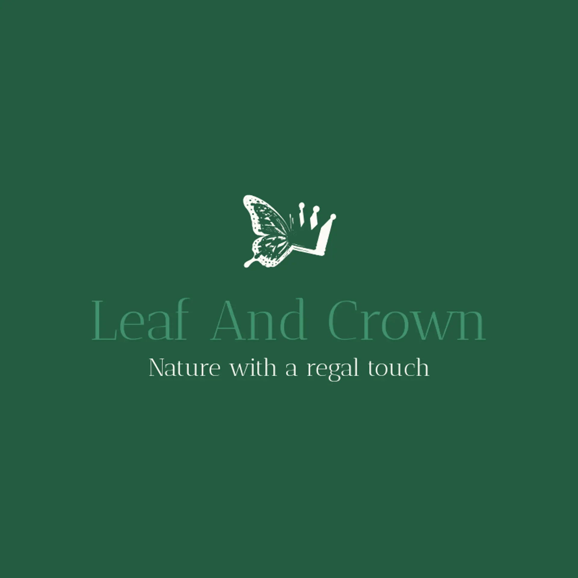 Leaf And Crown logo for monarch