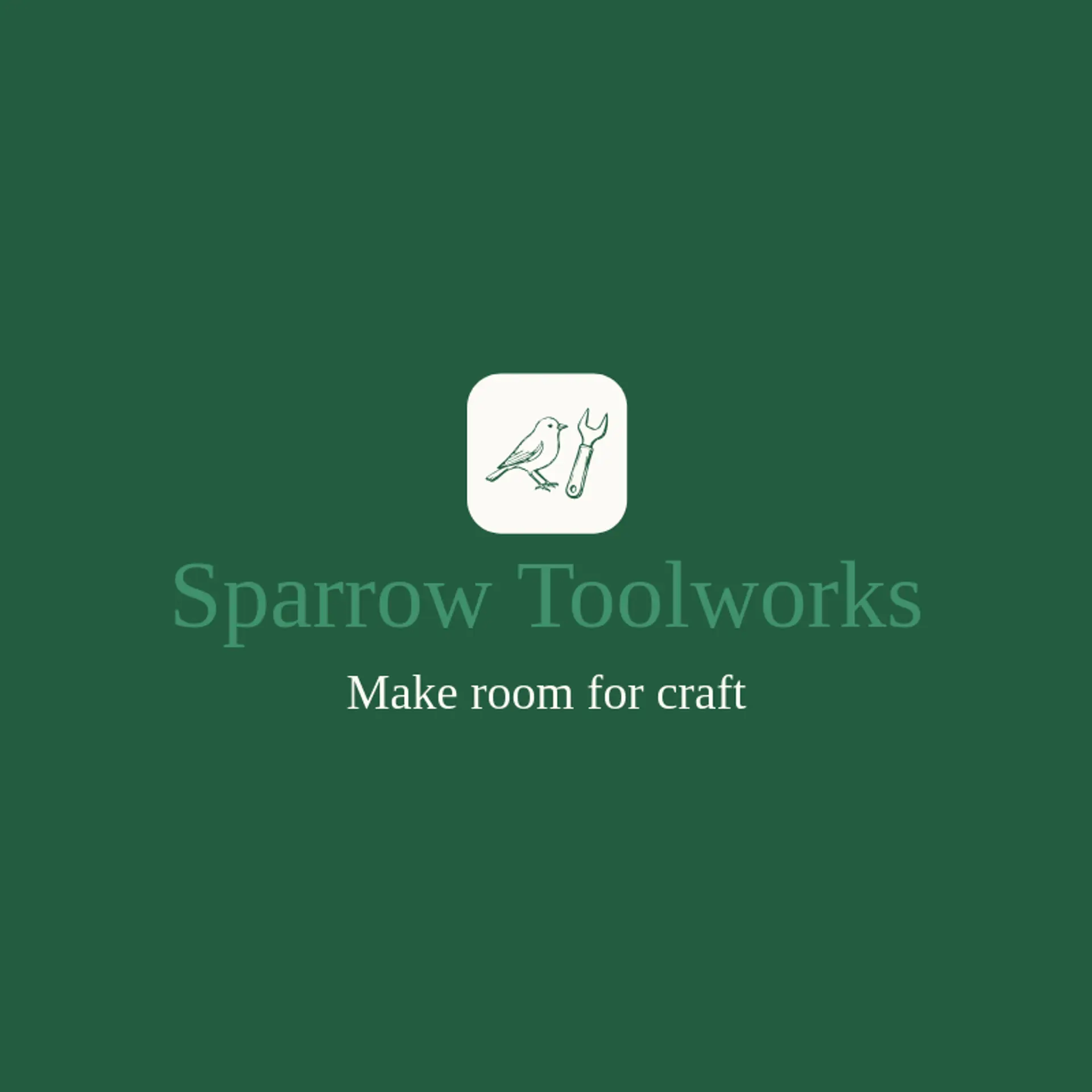 Sparrow Toolworks logo for workshop