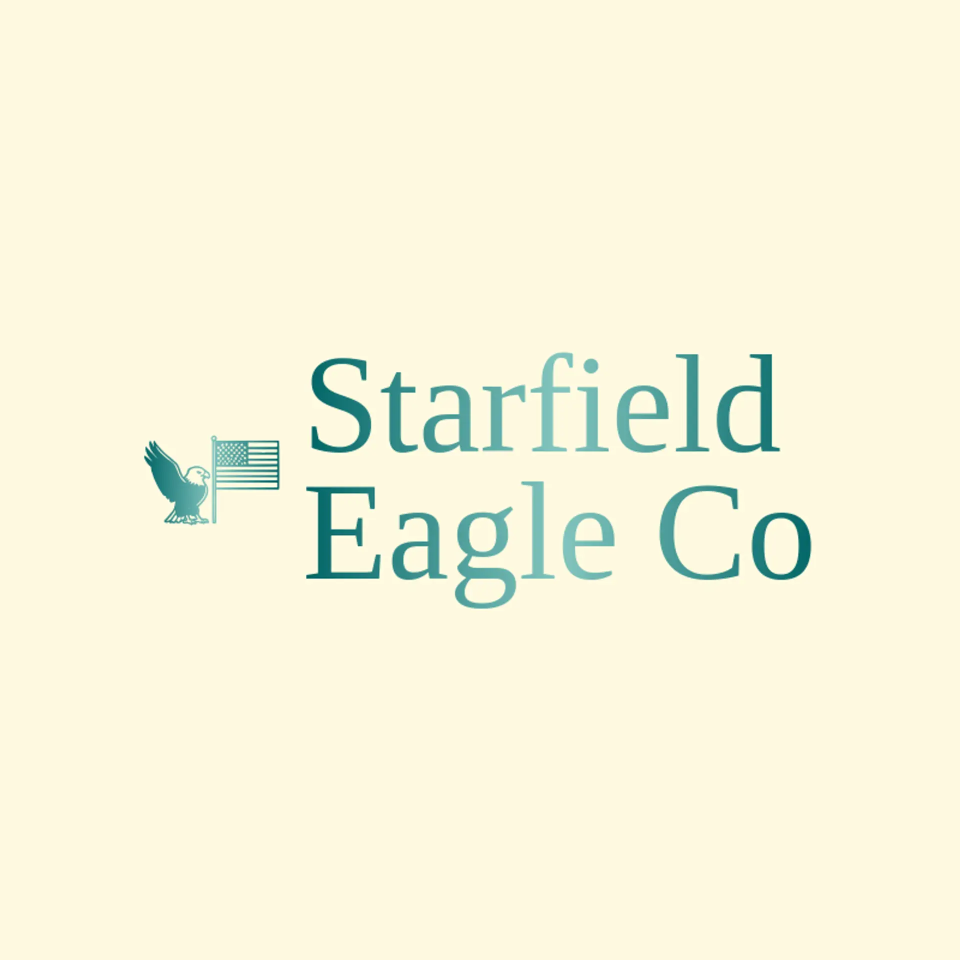 Starfield Eagle Co logo for american flag