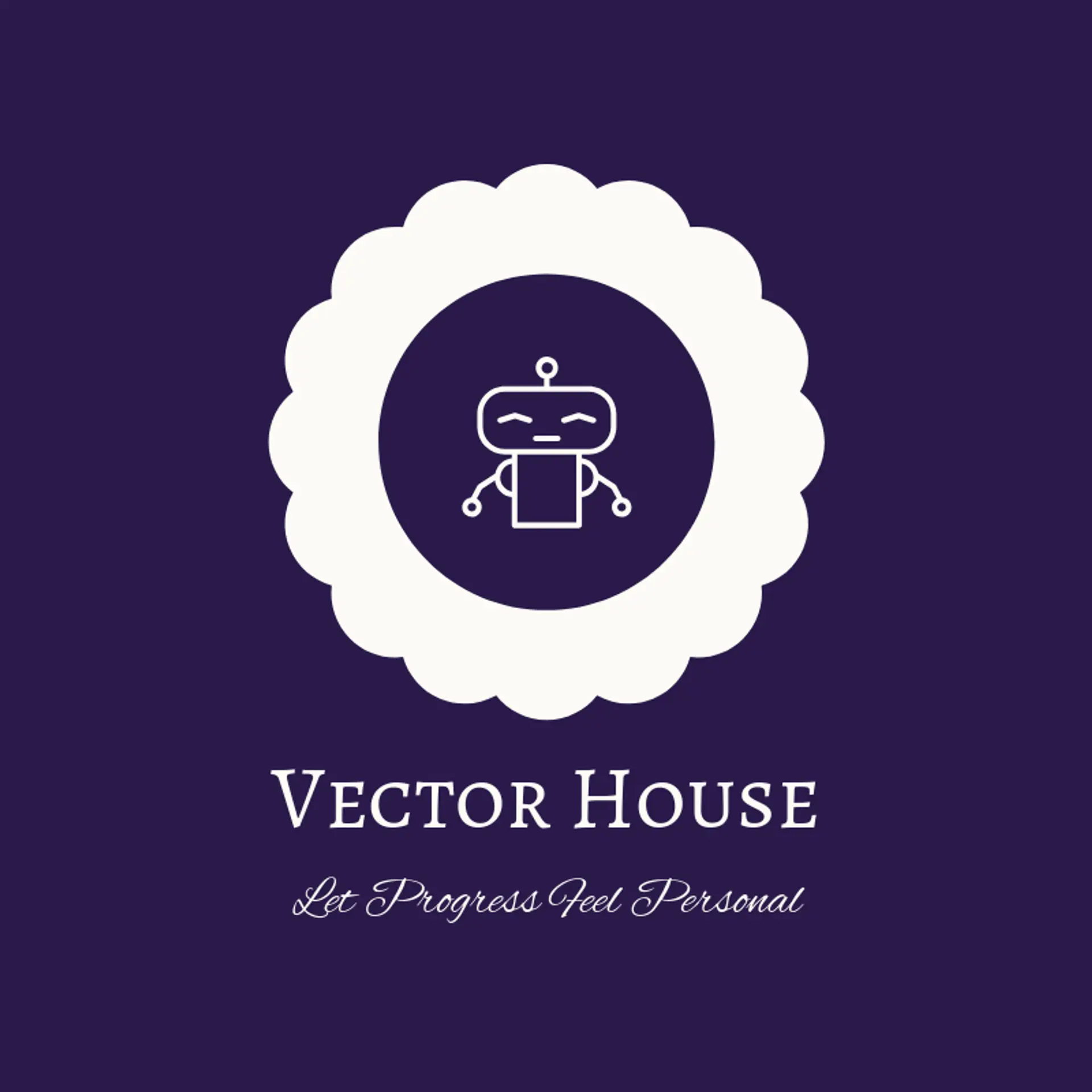 Vector House logo for cyborg