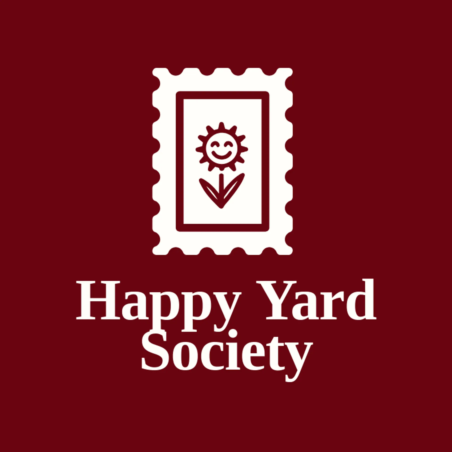 Happy Yard Society logo for grass