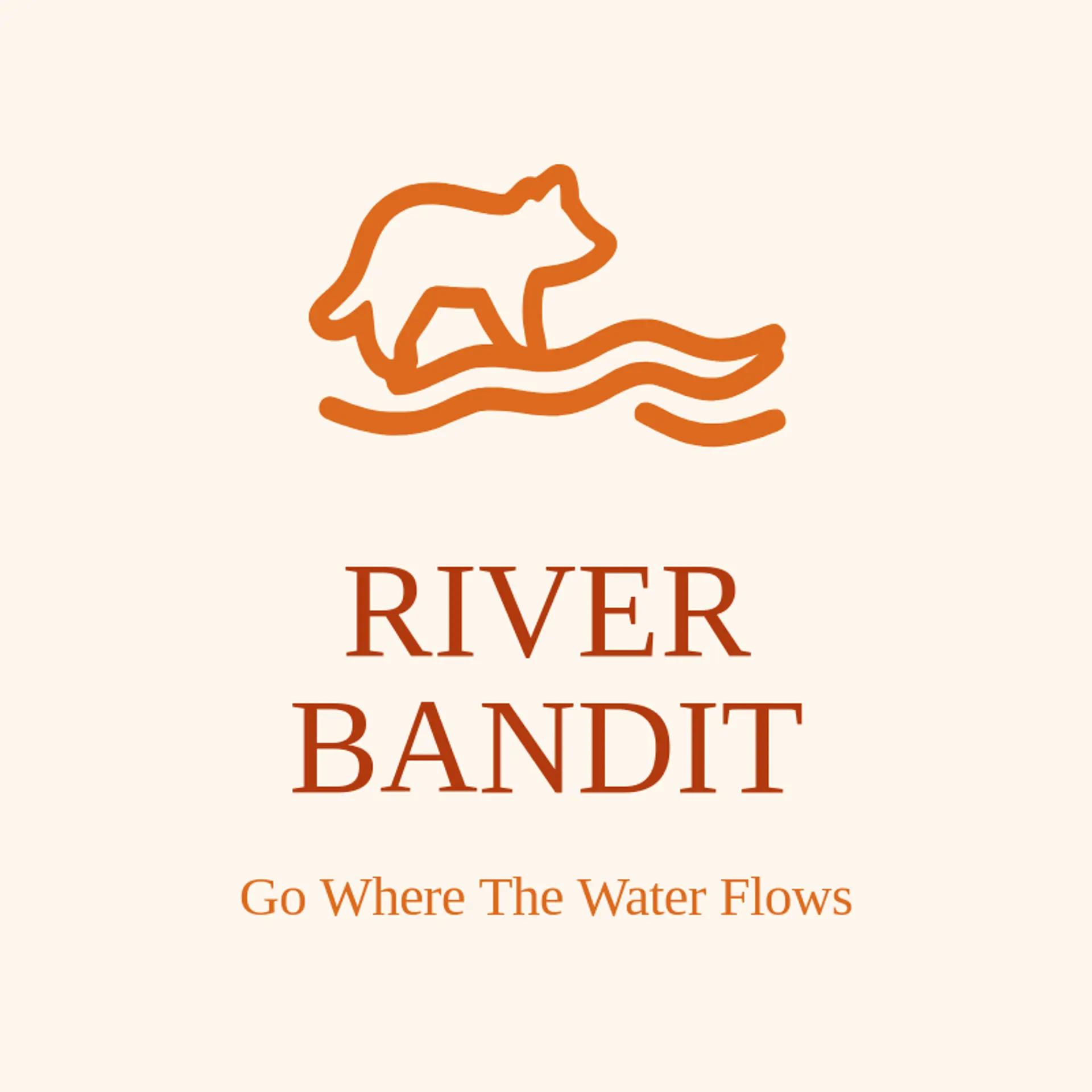 River Bandit logo for raccoon