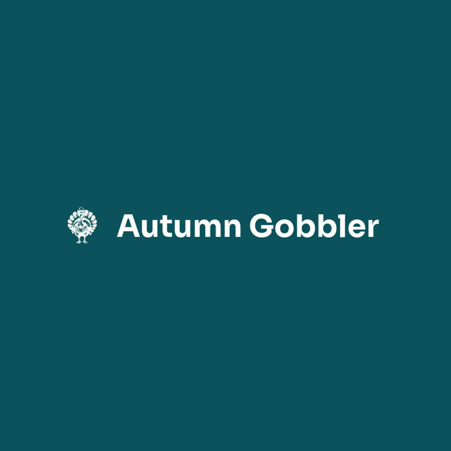 Autumn Gobbler logo for turkey