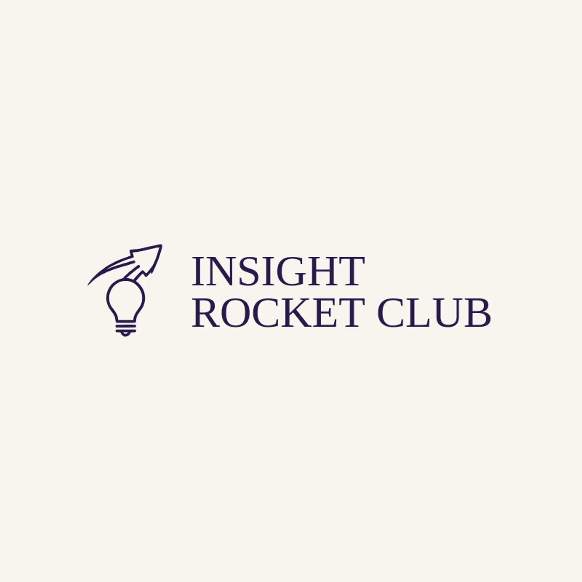 Insight Rocket Club logo for nerd