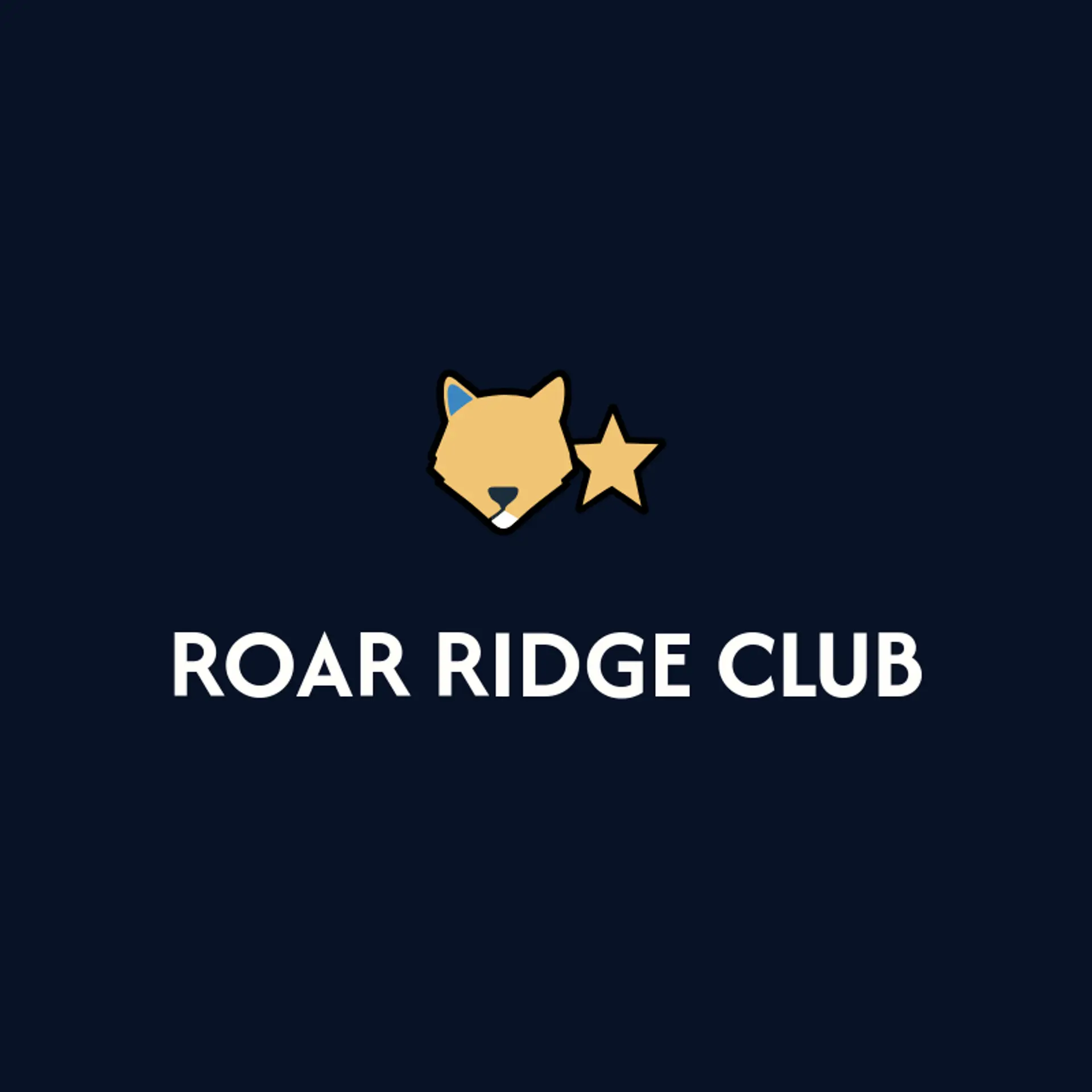 Roar Ridge Club logo for wildcat