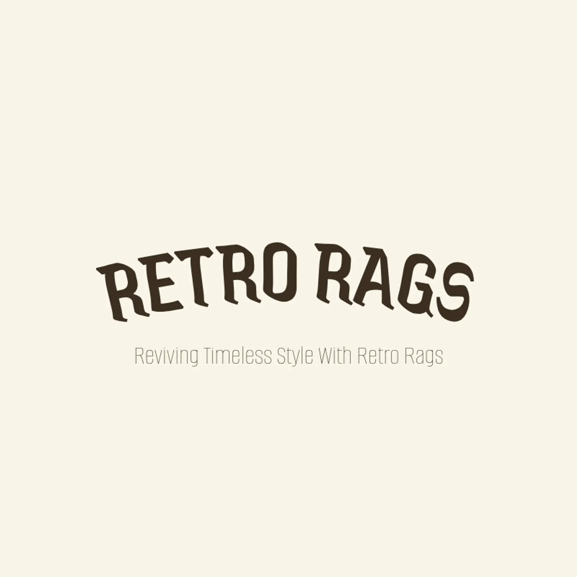 Retro Rags logo for classic fashion