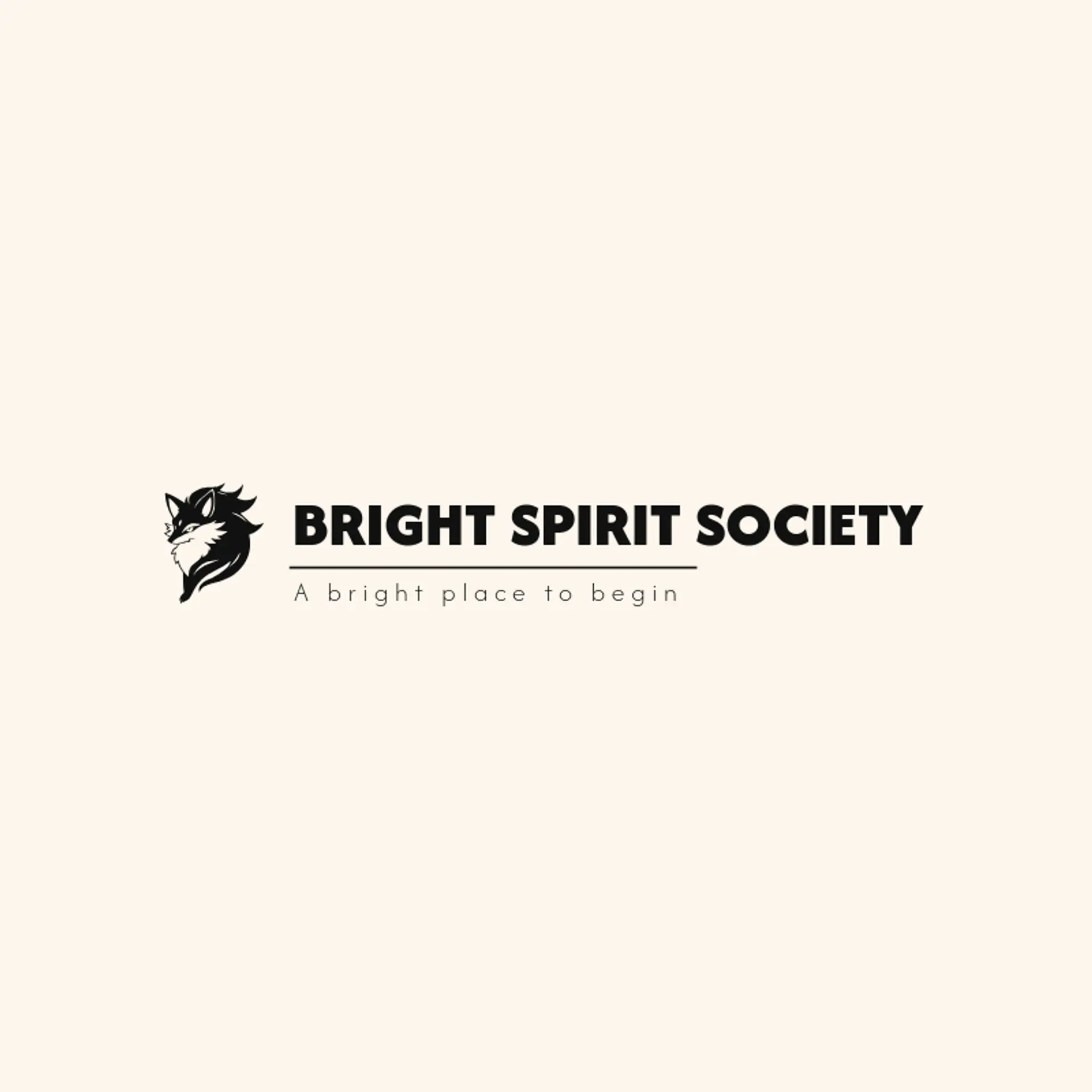 Bright Spirit Society logo for spirit
