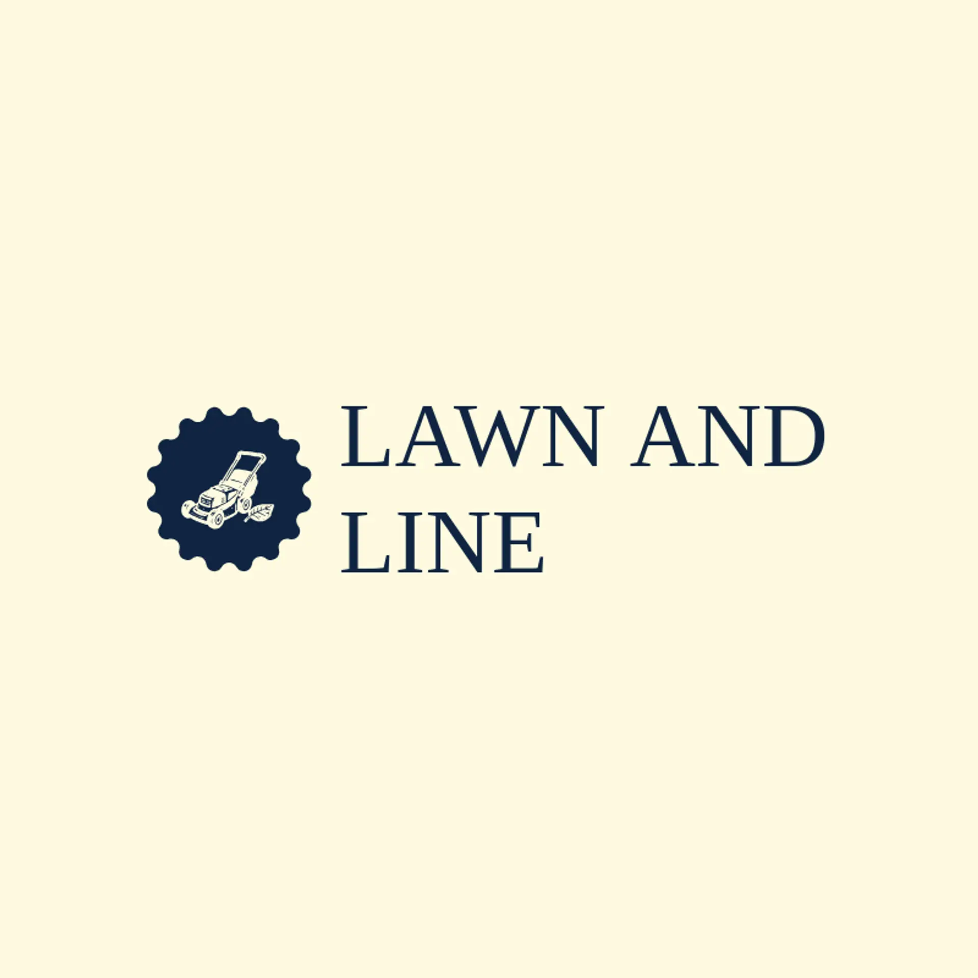 Lawn And Line logo for landscape