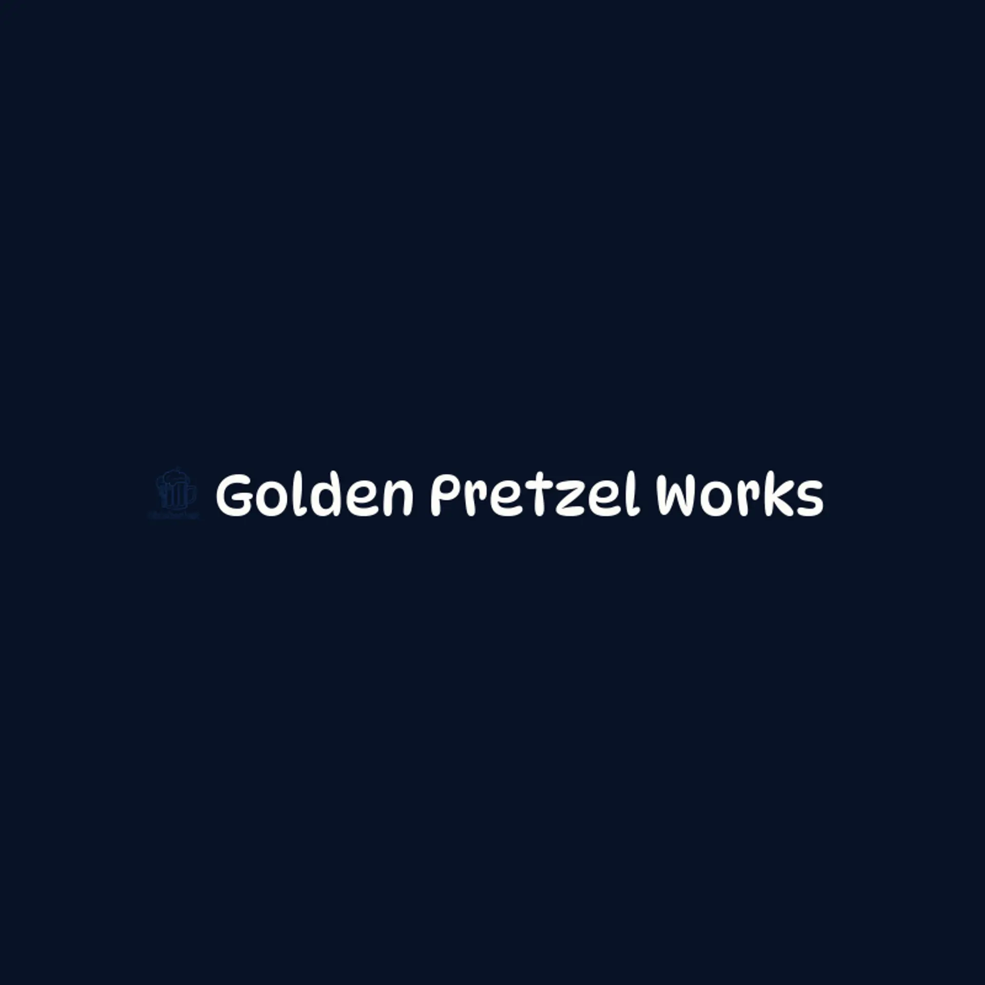 Golden Pretzel Works logo for oktoberfest
