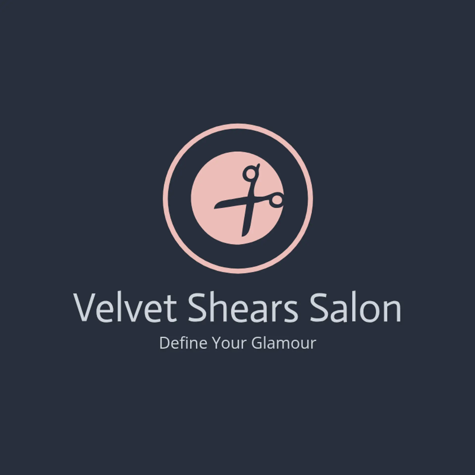 Velvet Strand logo for hair salon