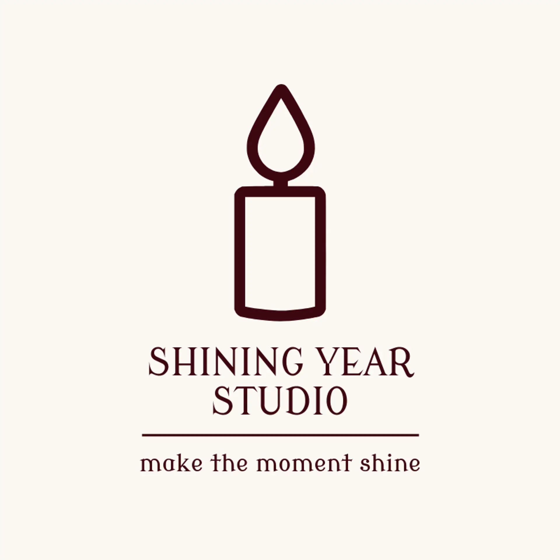Shining Year Studio logo for anniversary