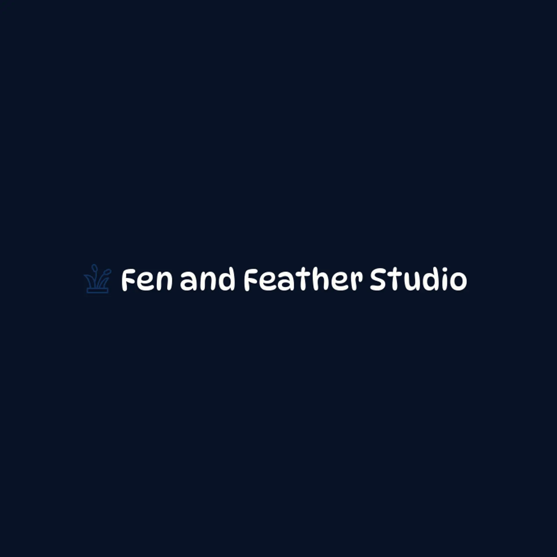 Fen and Feather Studio logo for marsh