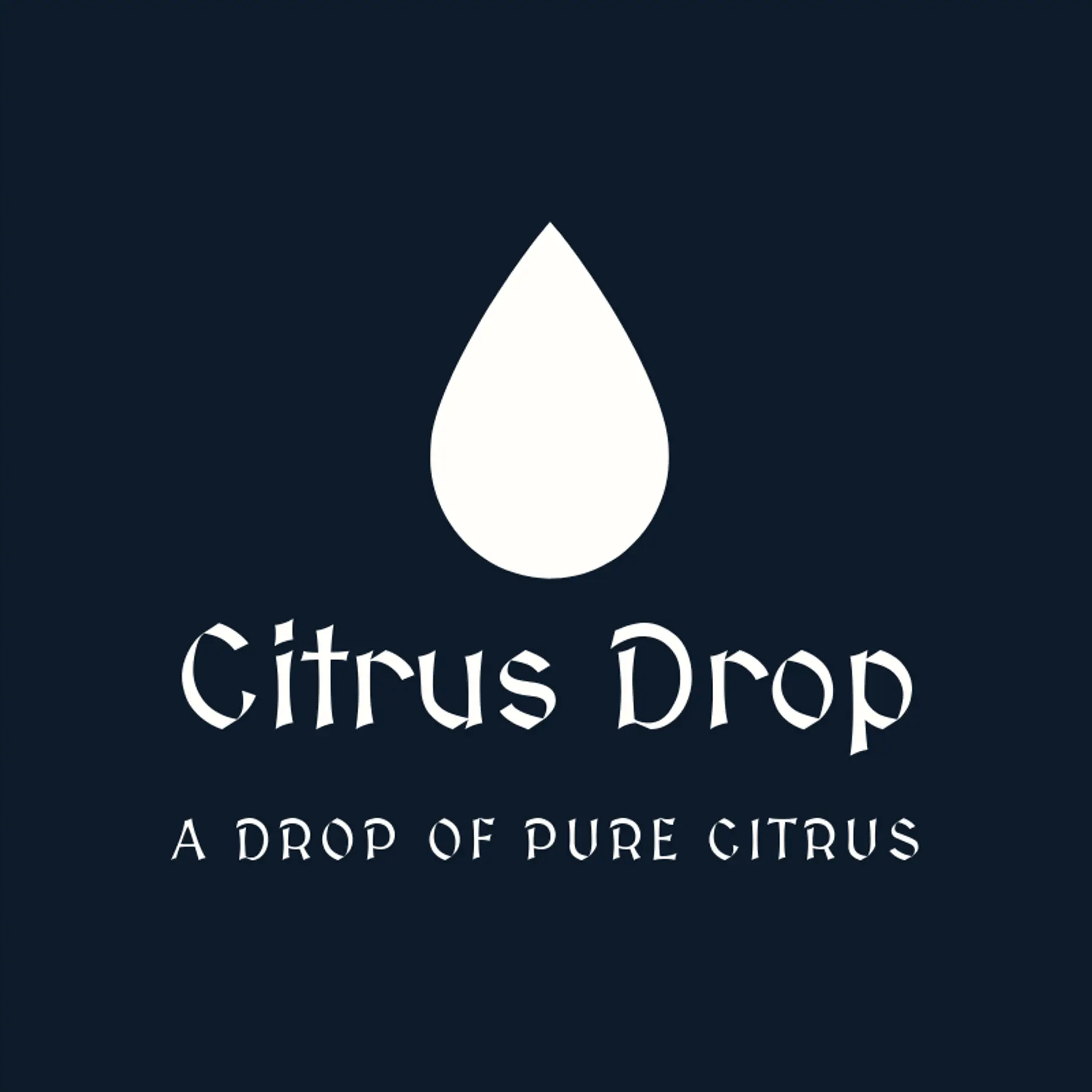 Citrus Drop logo for lemonade