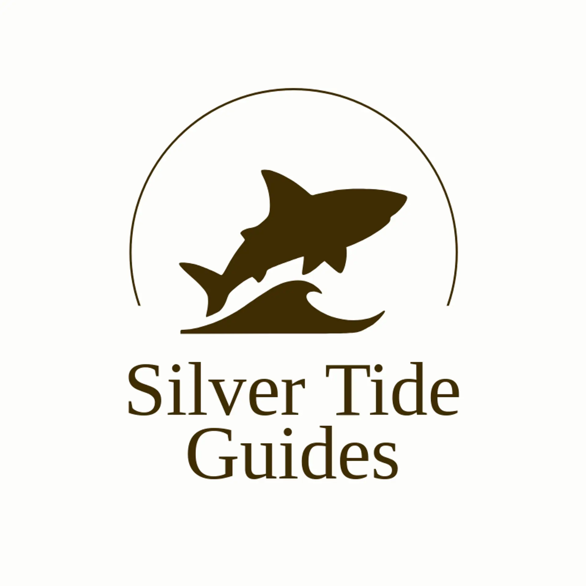 Silver Tide Guides logo for apex predator