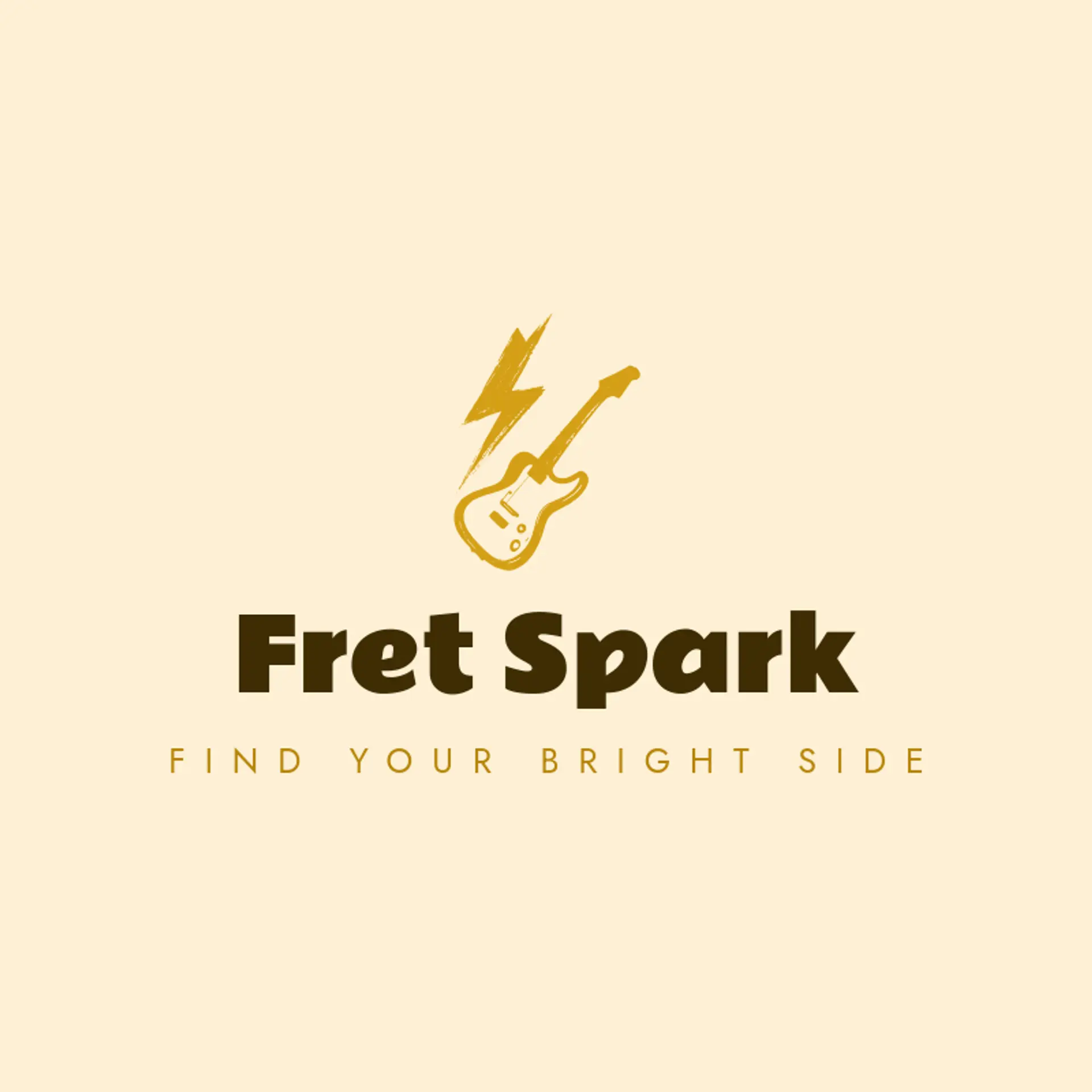 Fret Spark logo for guitar