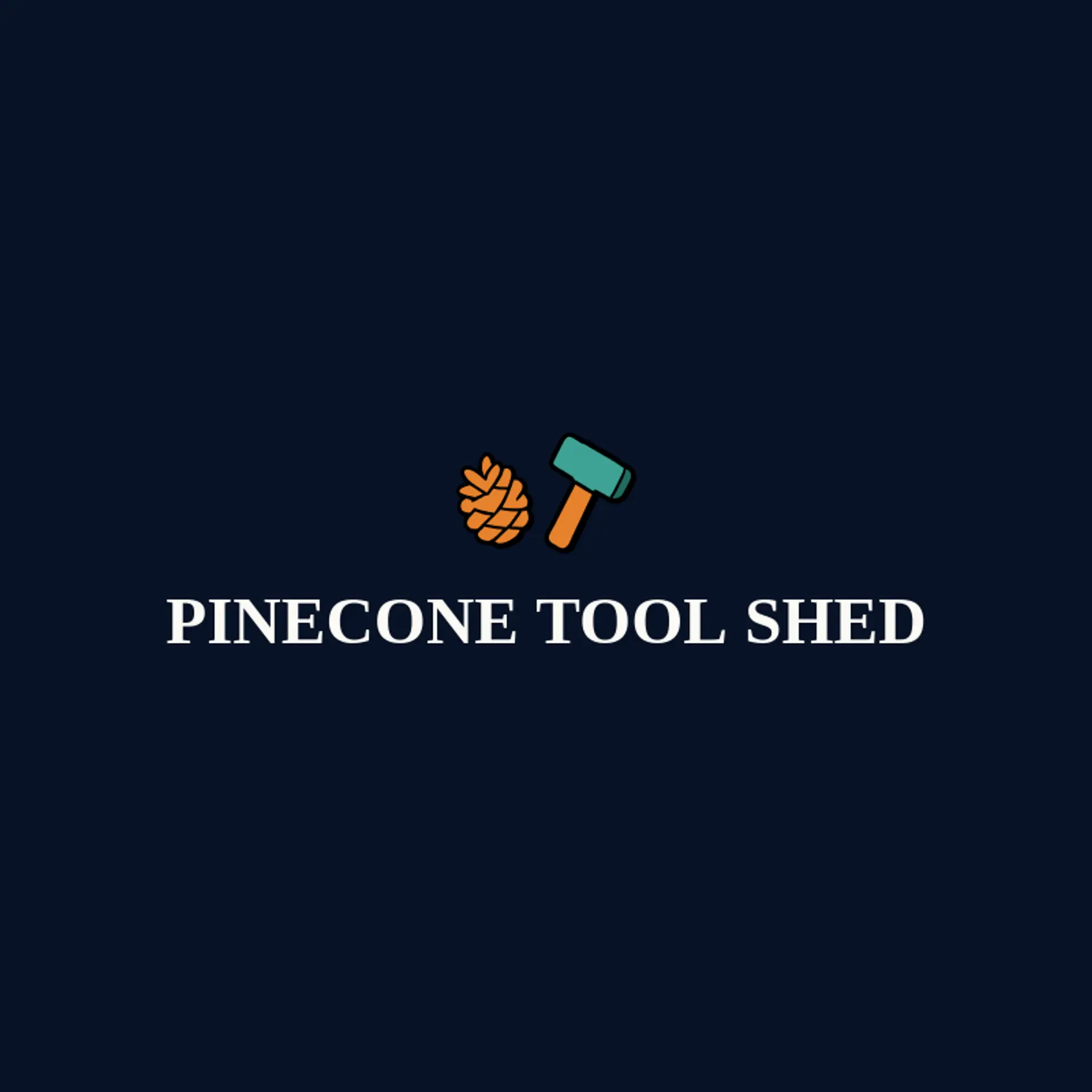 Pinecone Tool Shed logo for workshop
