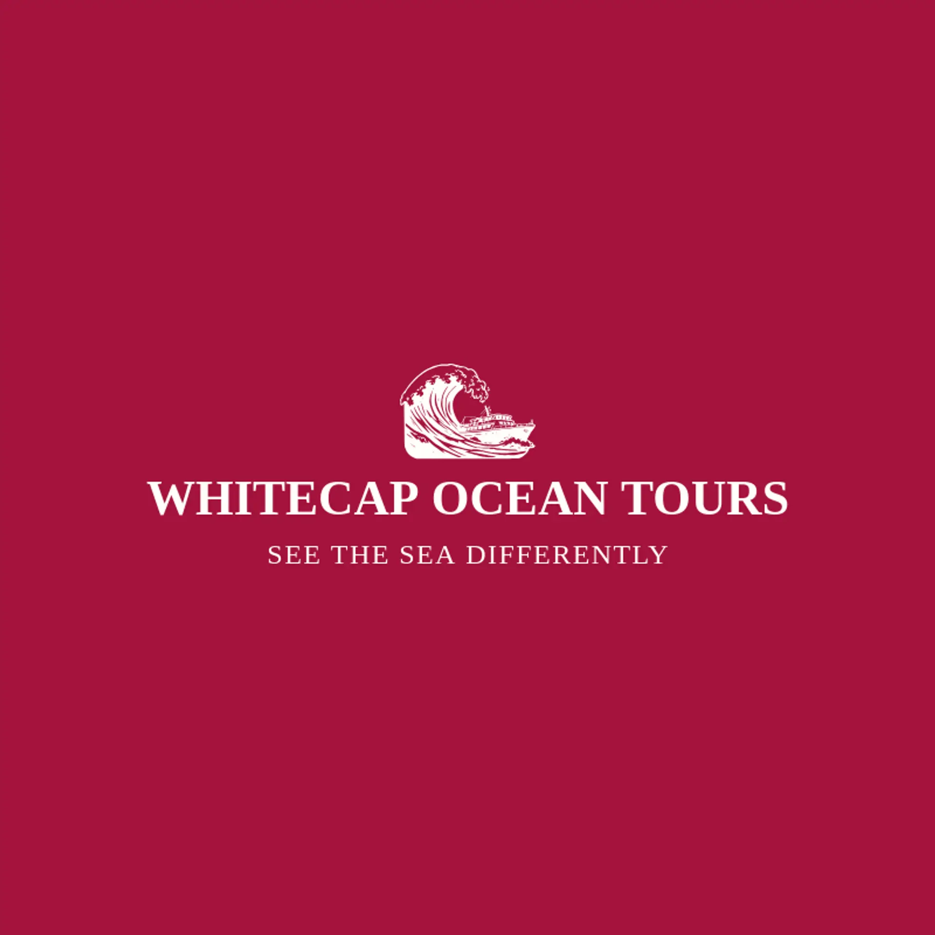 Whitecap Ocean Tours logo for tsunami