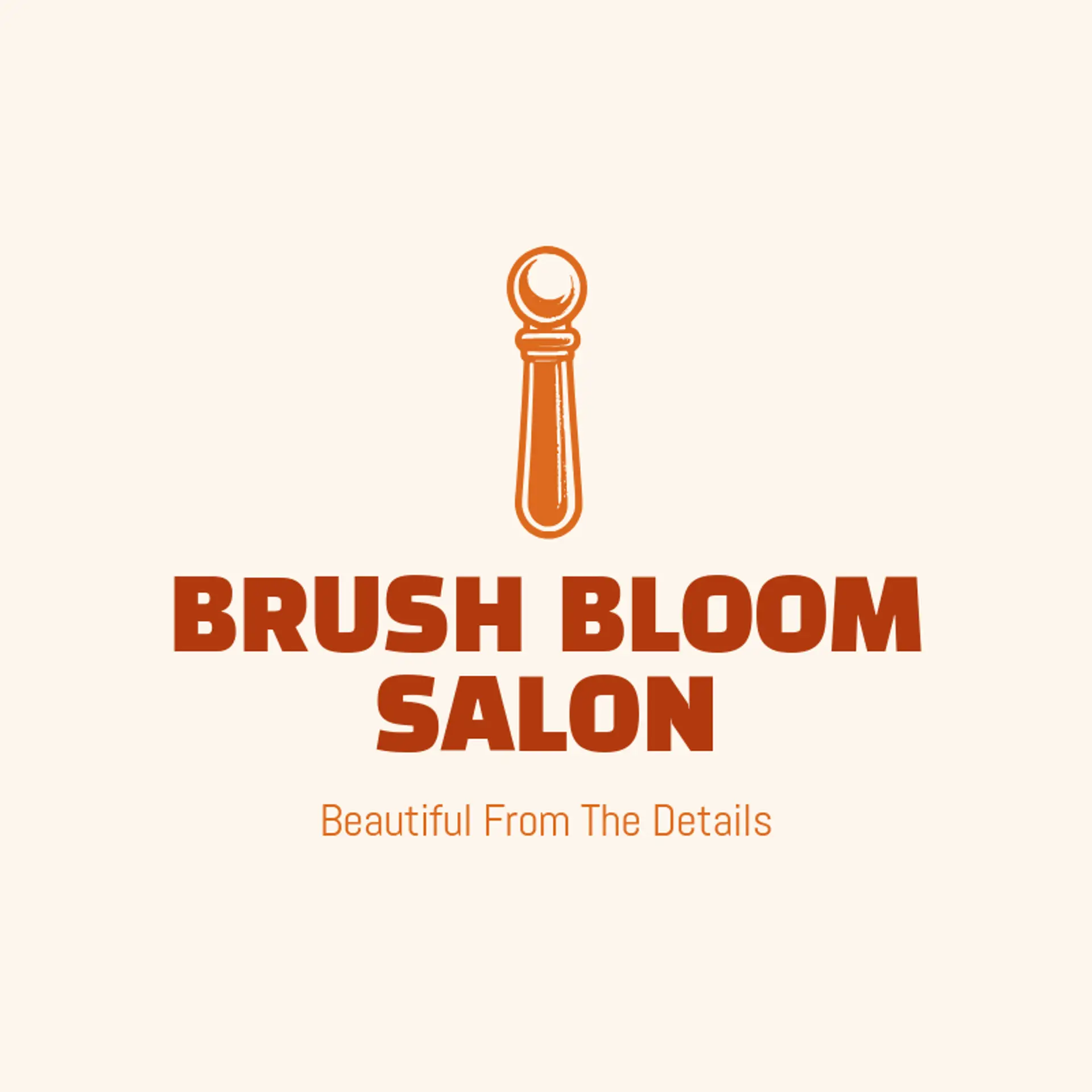Brush Bloom Salon logo for nail