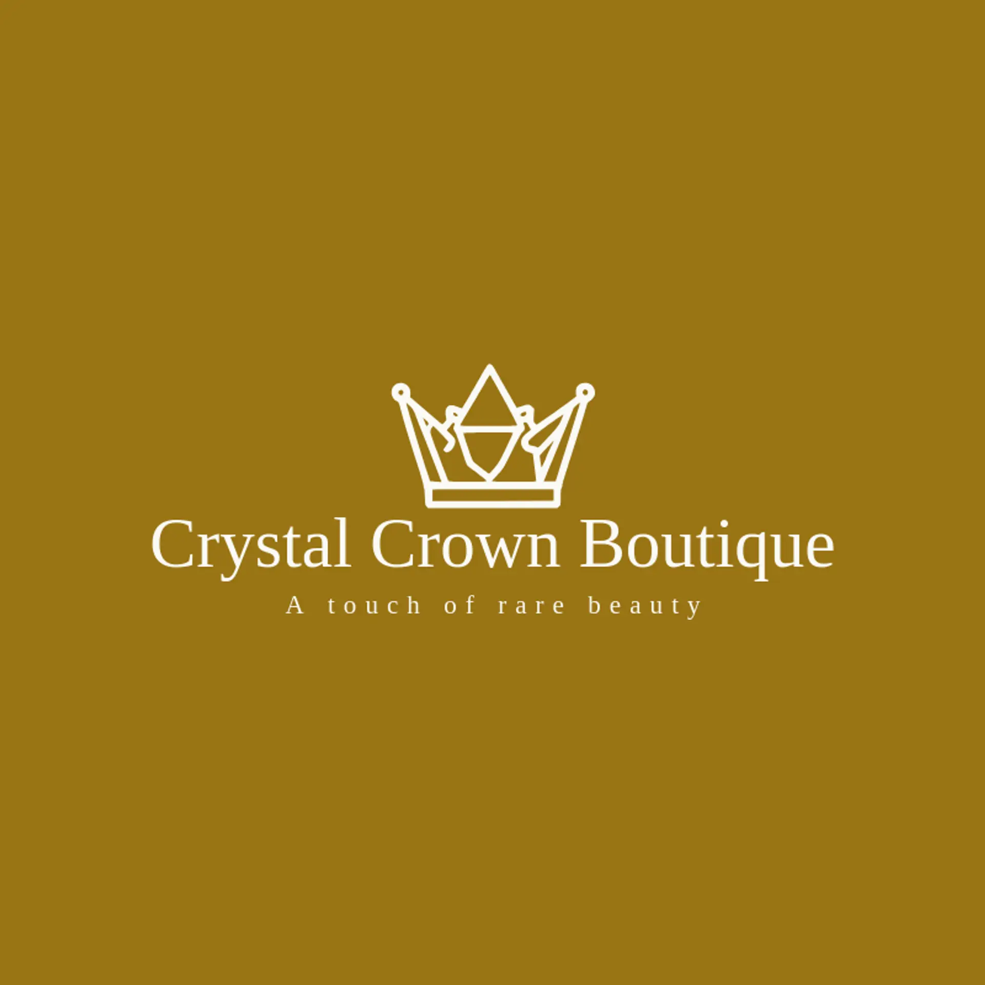 Crystal Crown Boutique logo for crystal