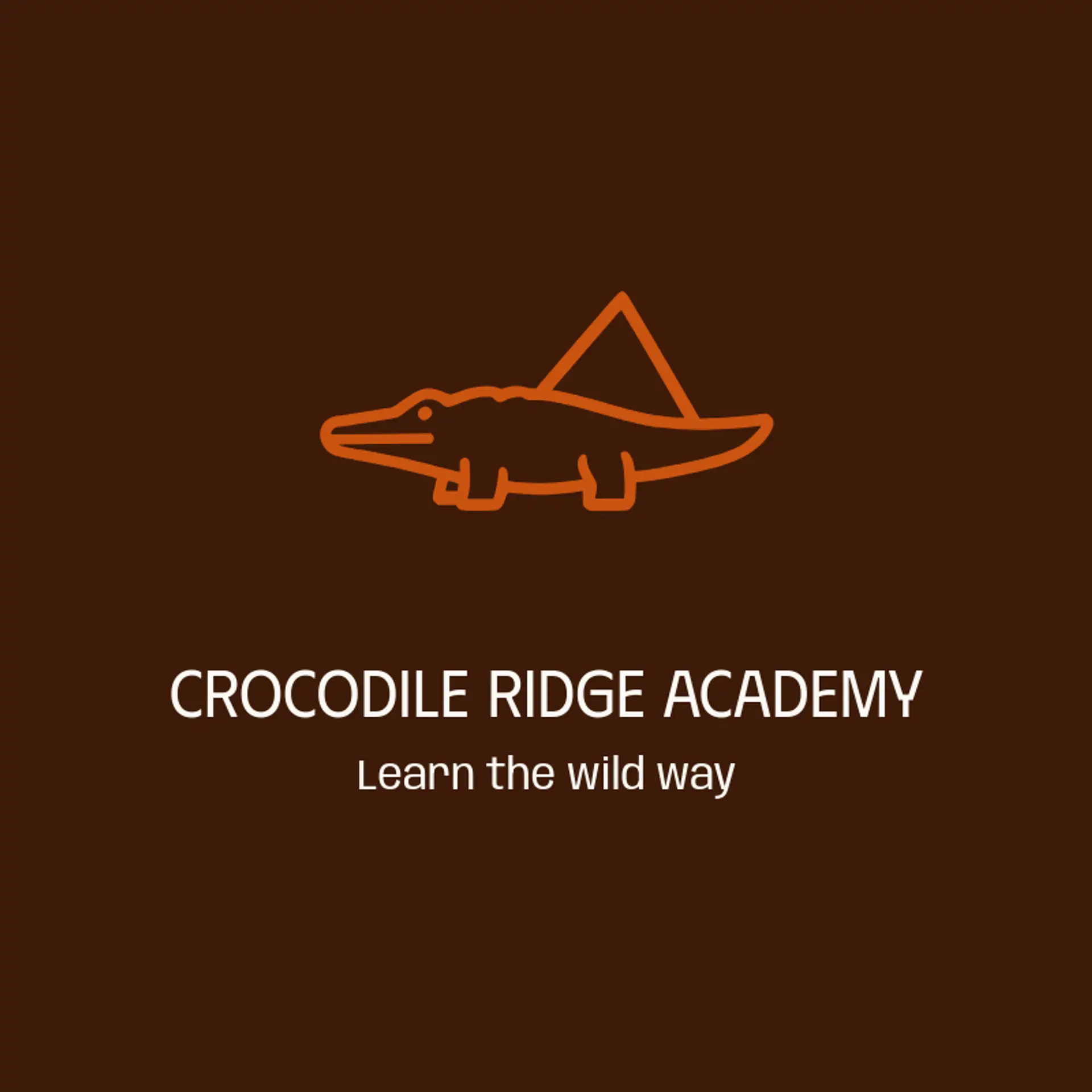 Crocodile Ridge Academy logo for crocodile