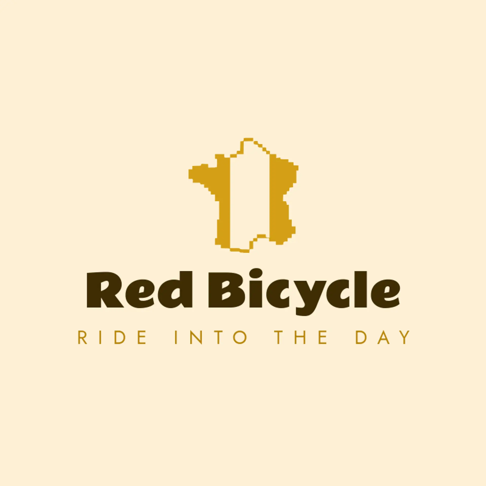 Red Bicycle logo for france