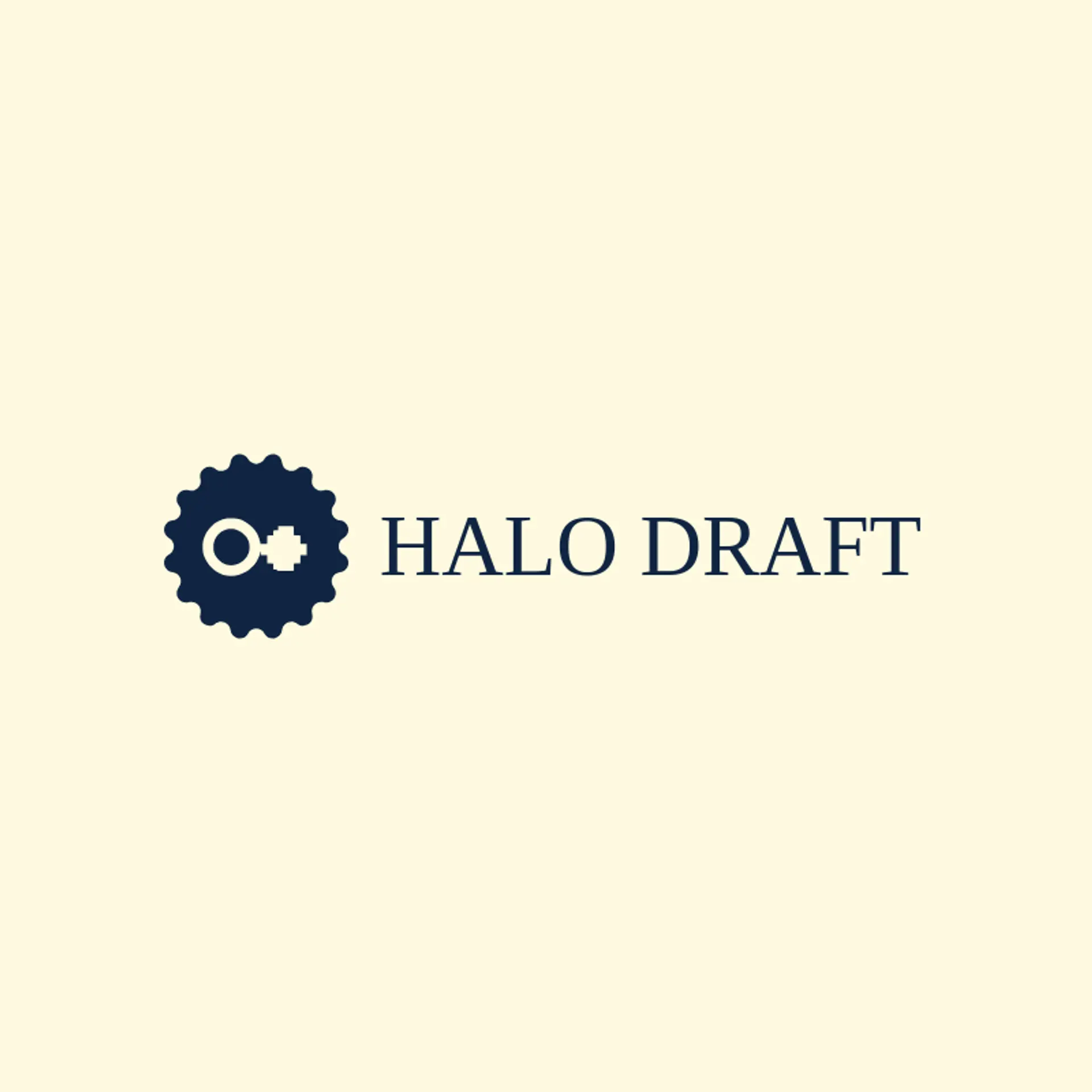 Halo Draft logo for graphic designer