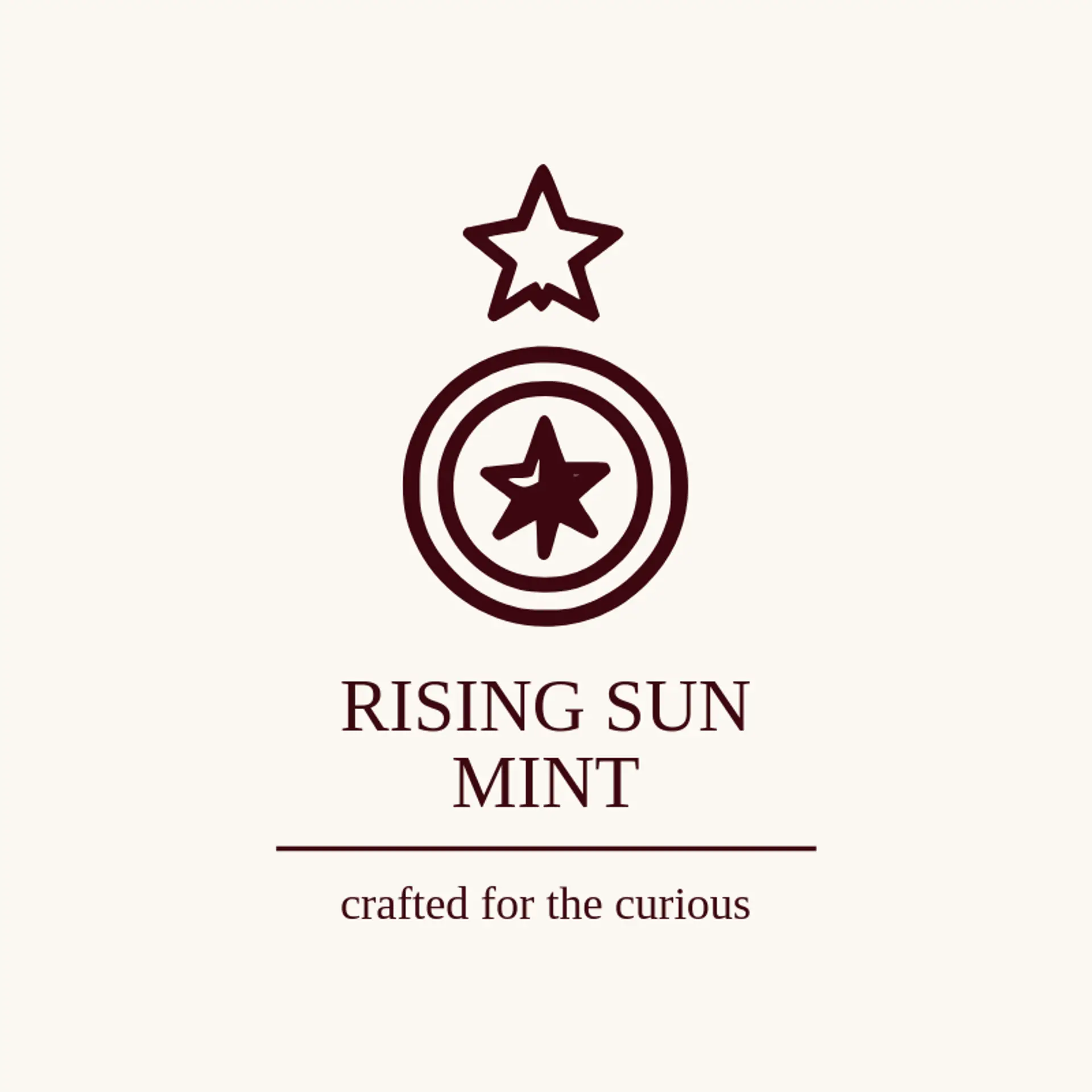 Rising Sun Mint logo for coin