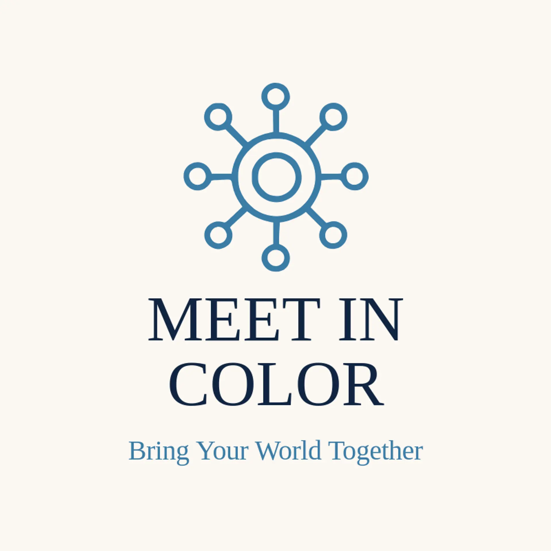 Meet in Color logo for social