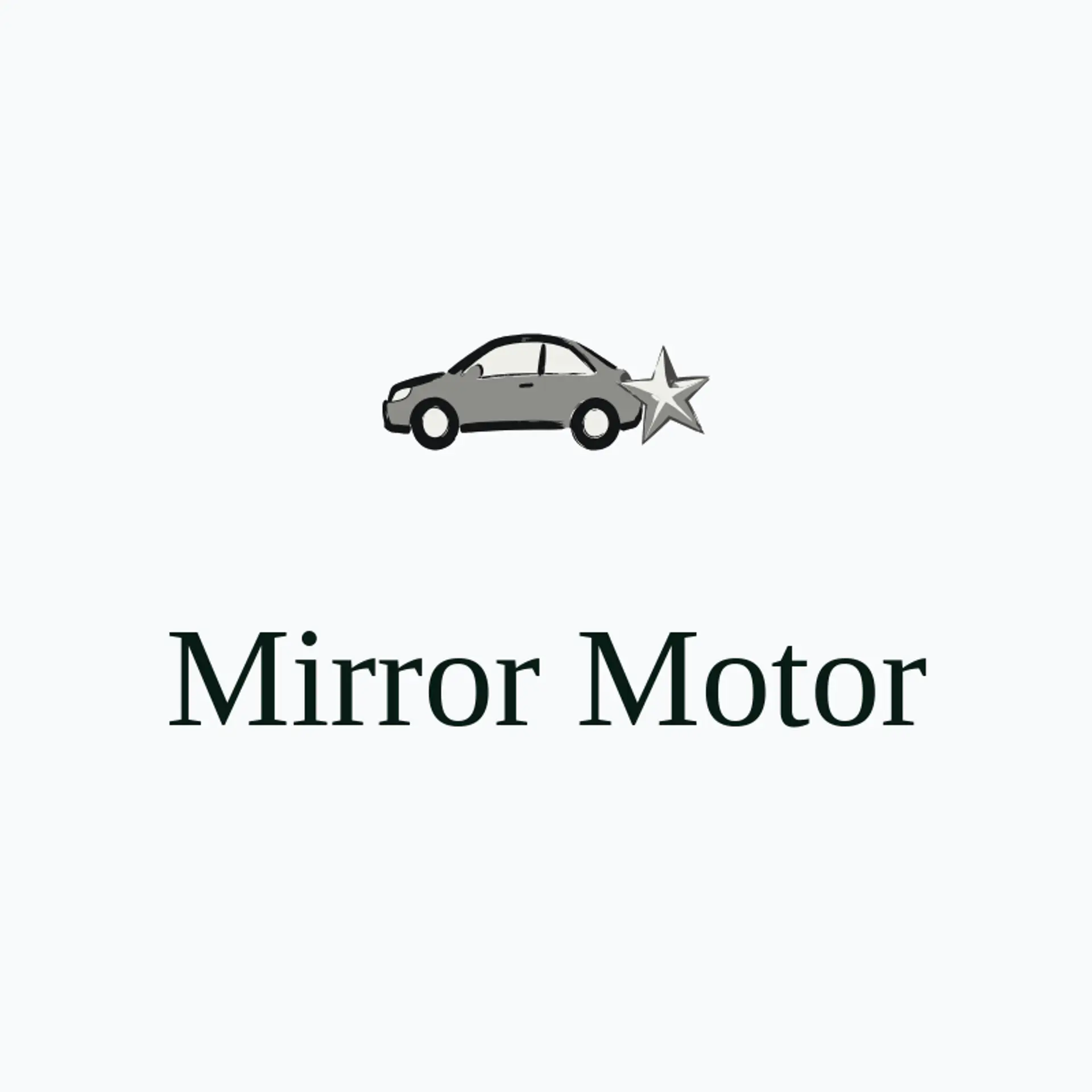 Mirror Motor logo for auto detailing