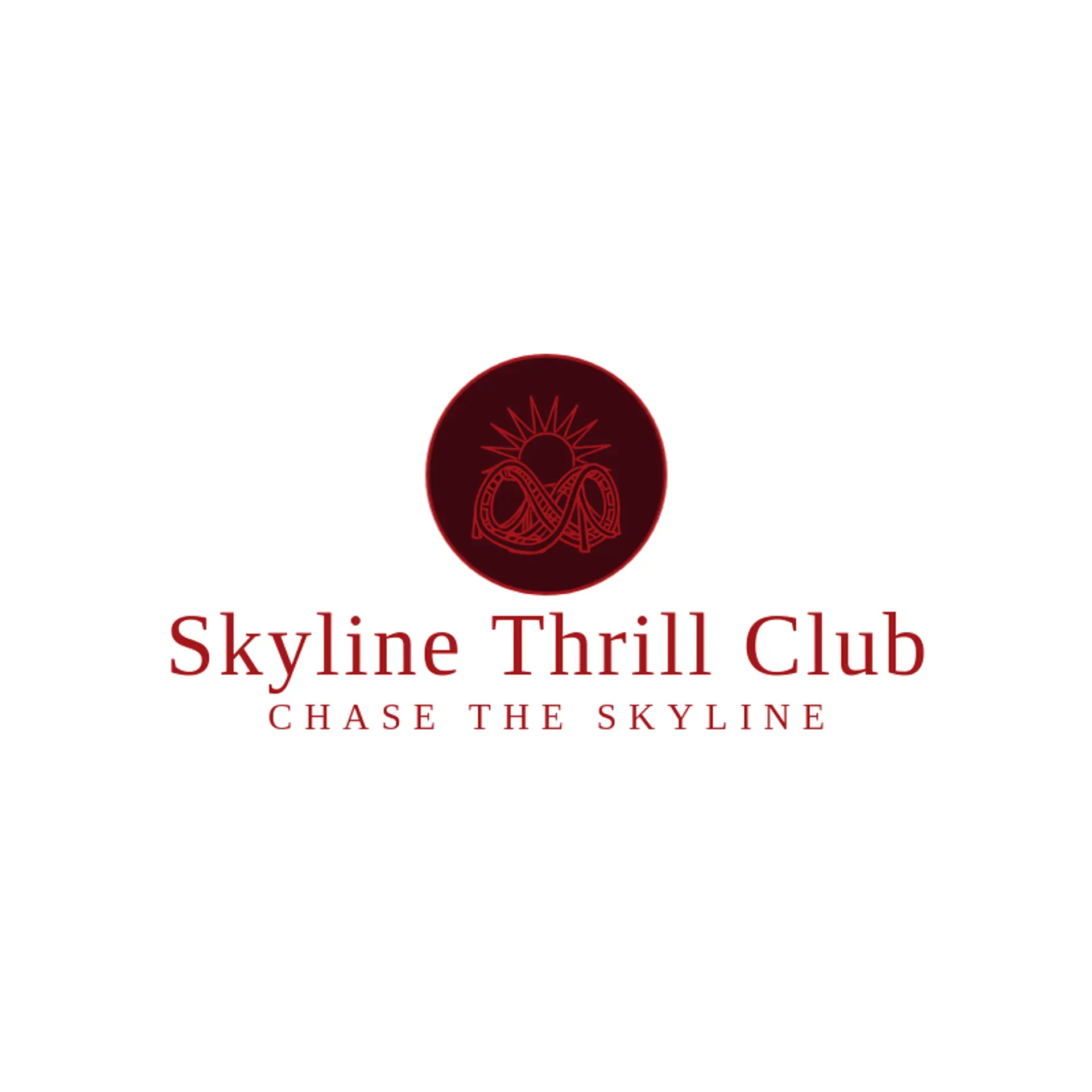 Skyline Thrill Club logo for roller coaster
